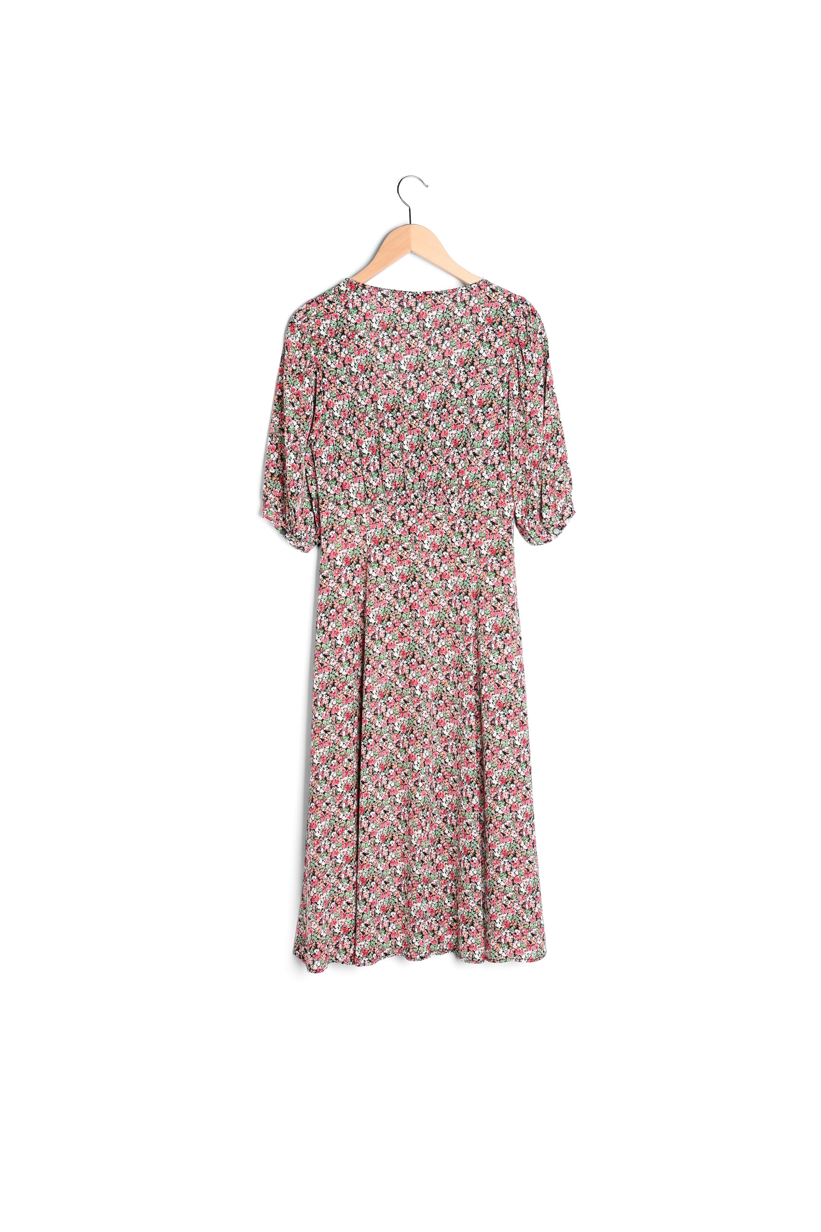 Robe boutonnée à motif - JAHLYA Faume - seconde main