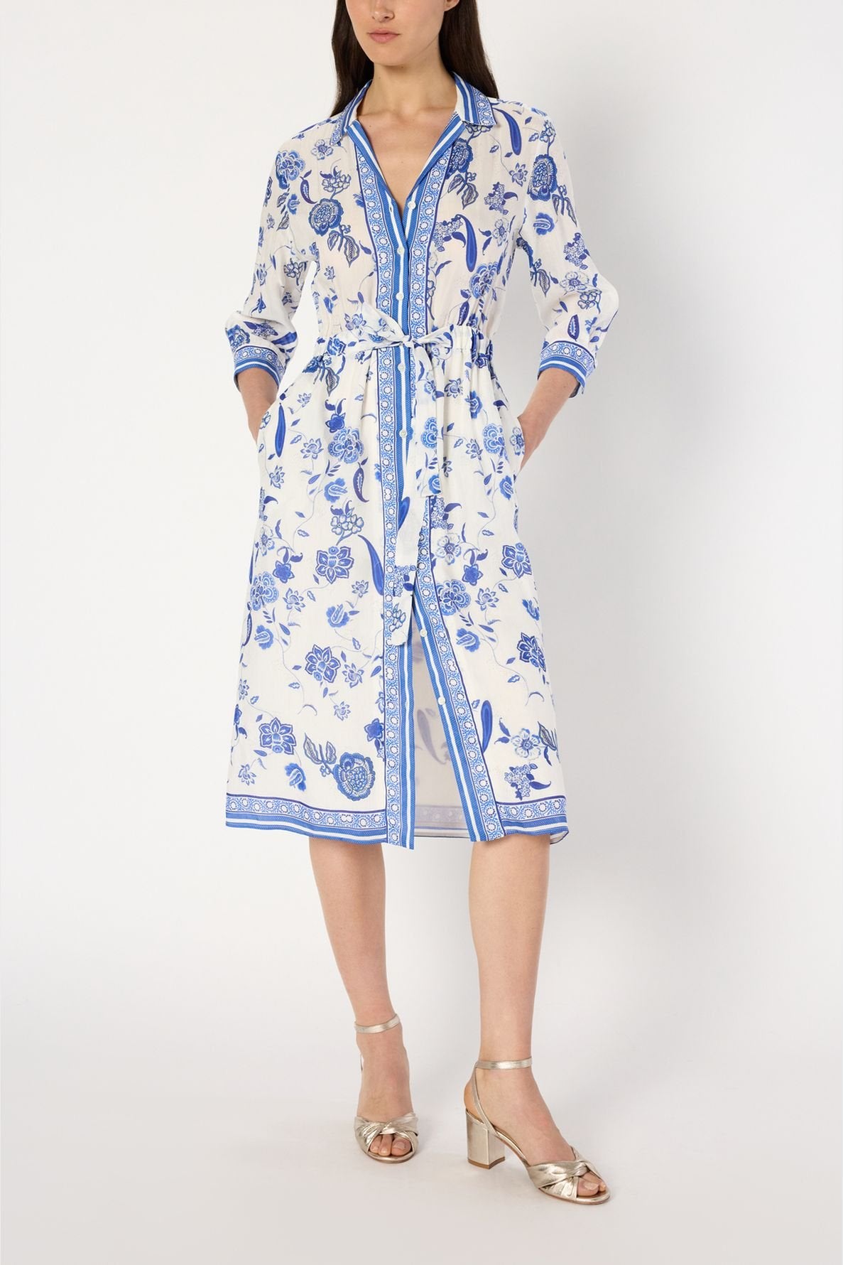 Robe chemise imprimée - POLETTE Faume - seconde main