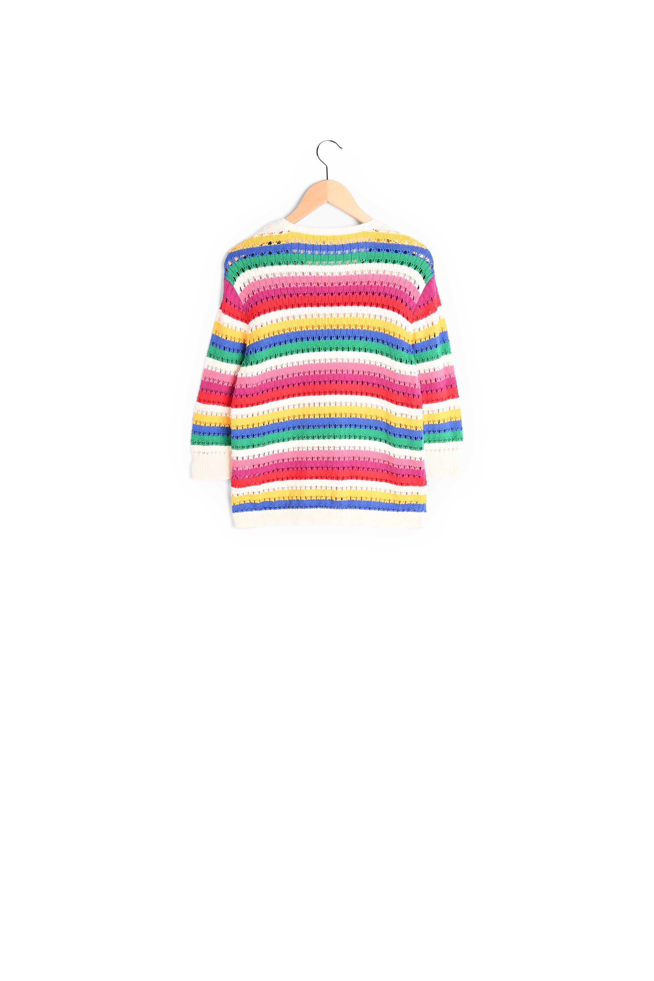 Pull crochet 100% coton - LEEN Faume - seconde main