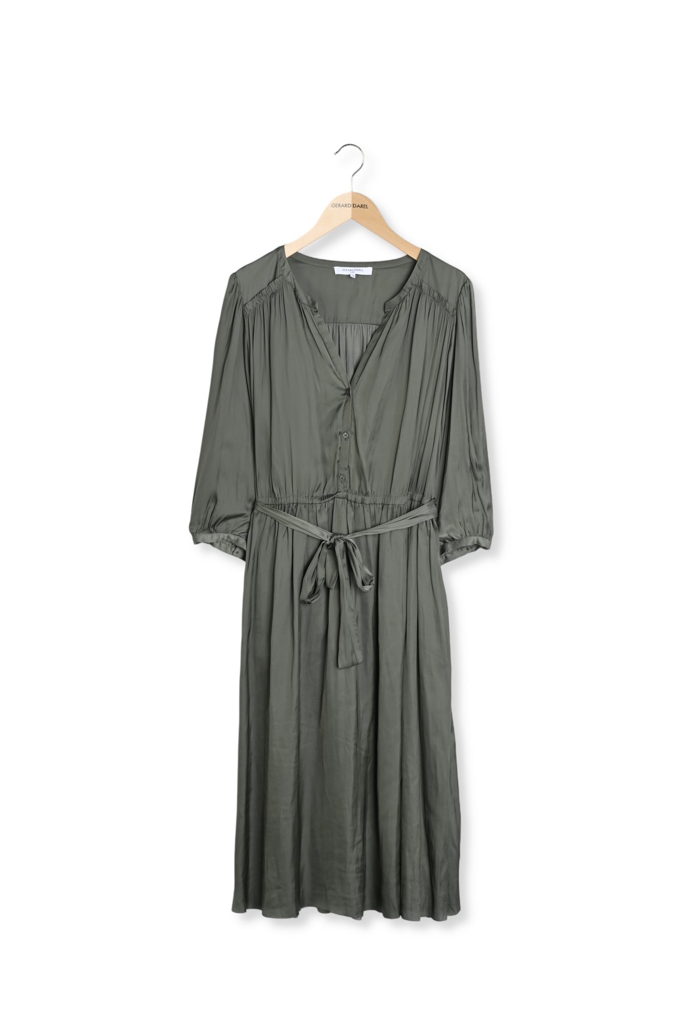 Robe midi ceinturée - JANELLE Faume - seconde main