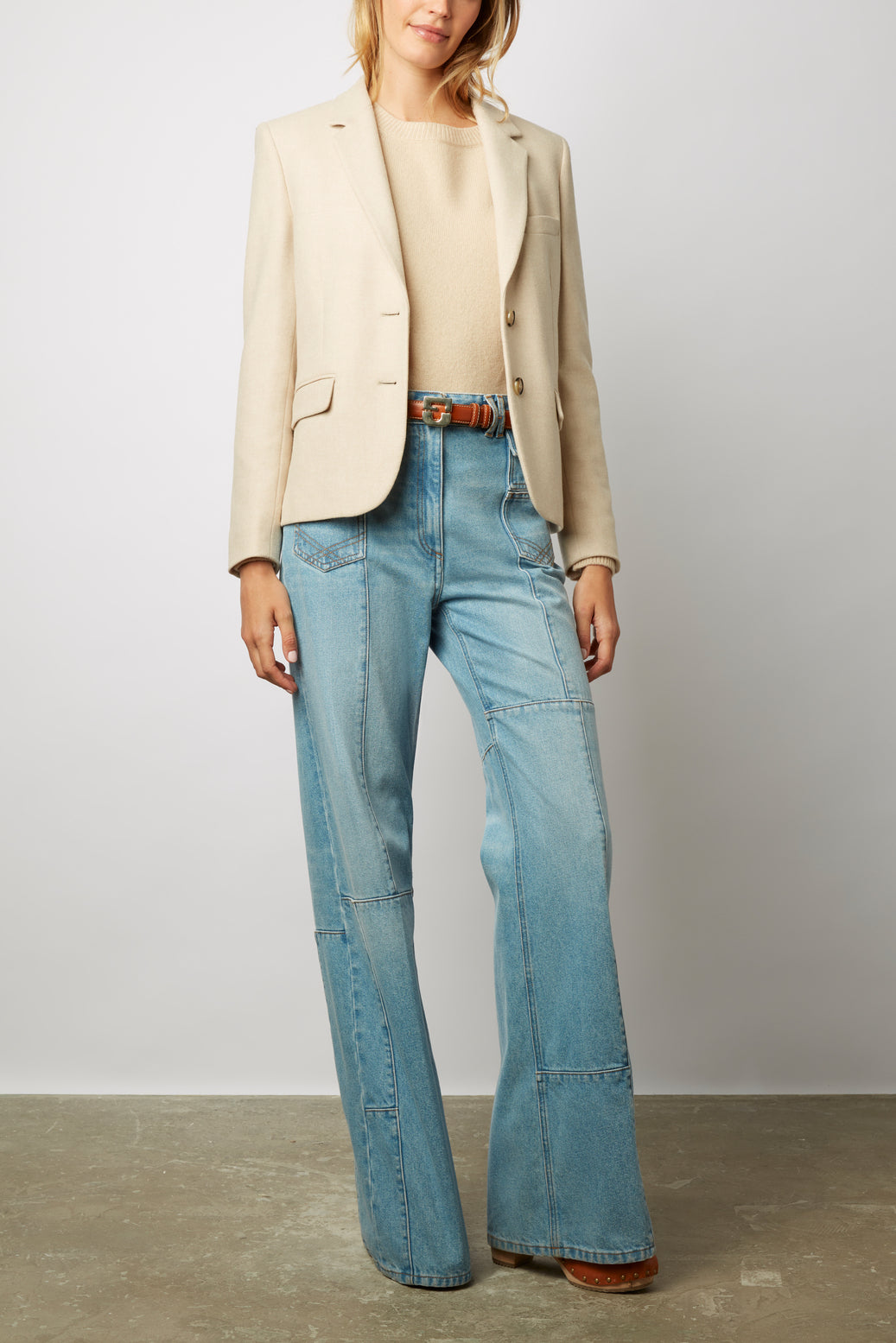 Veste de tailleur en laine mélangée - NADEGE Faume - seconde main