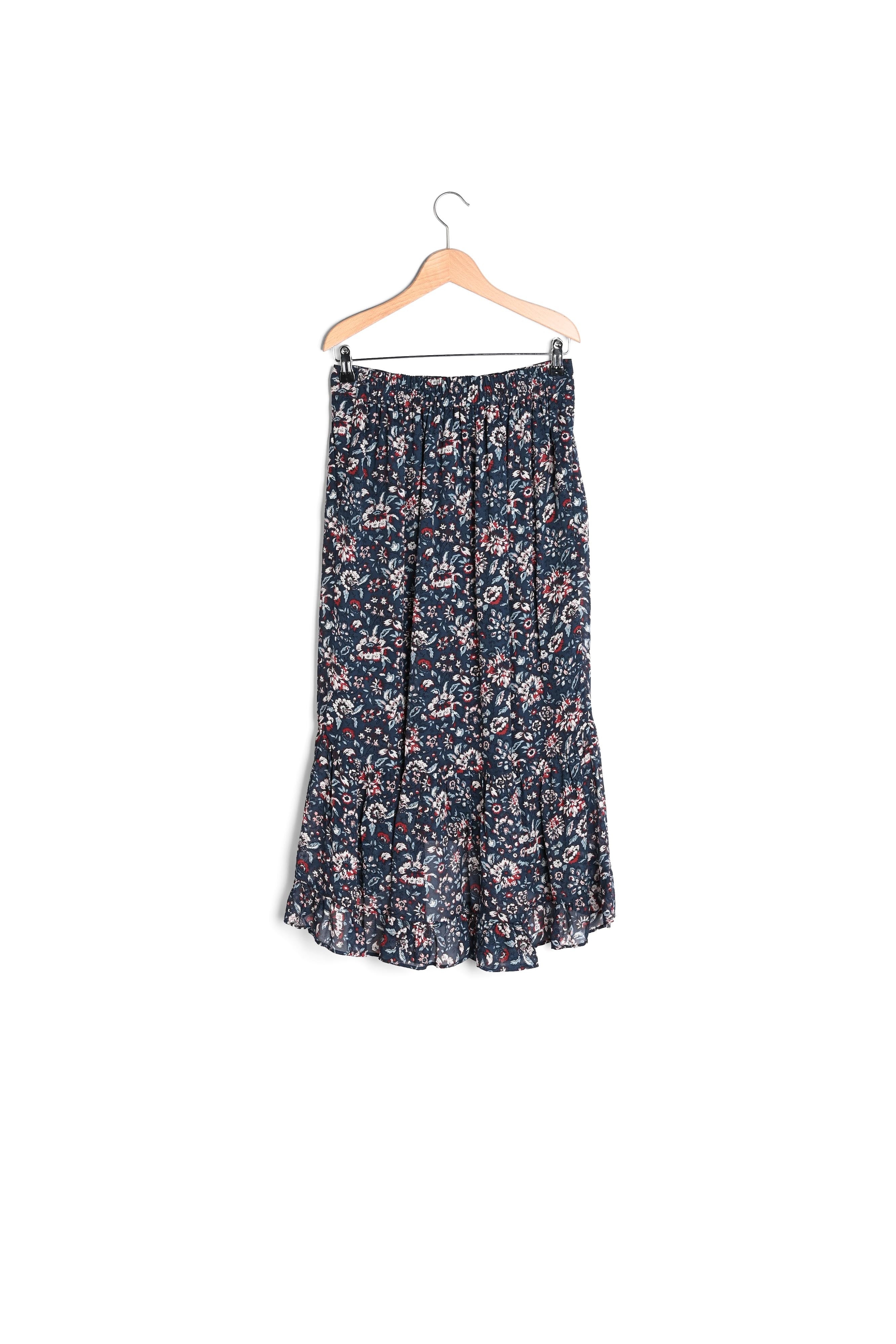 Jupe asymétrique fleurie - BONNIE Faume - seconde main