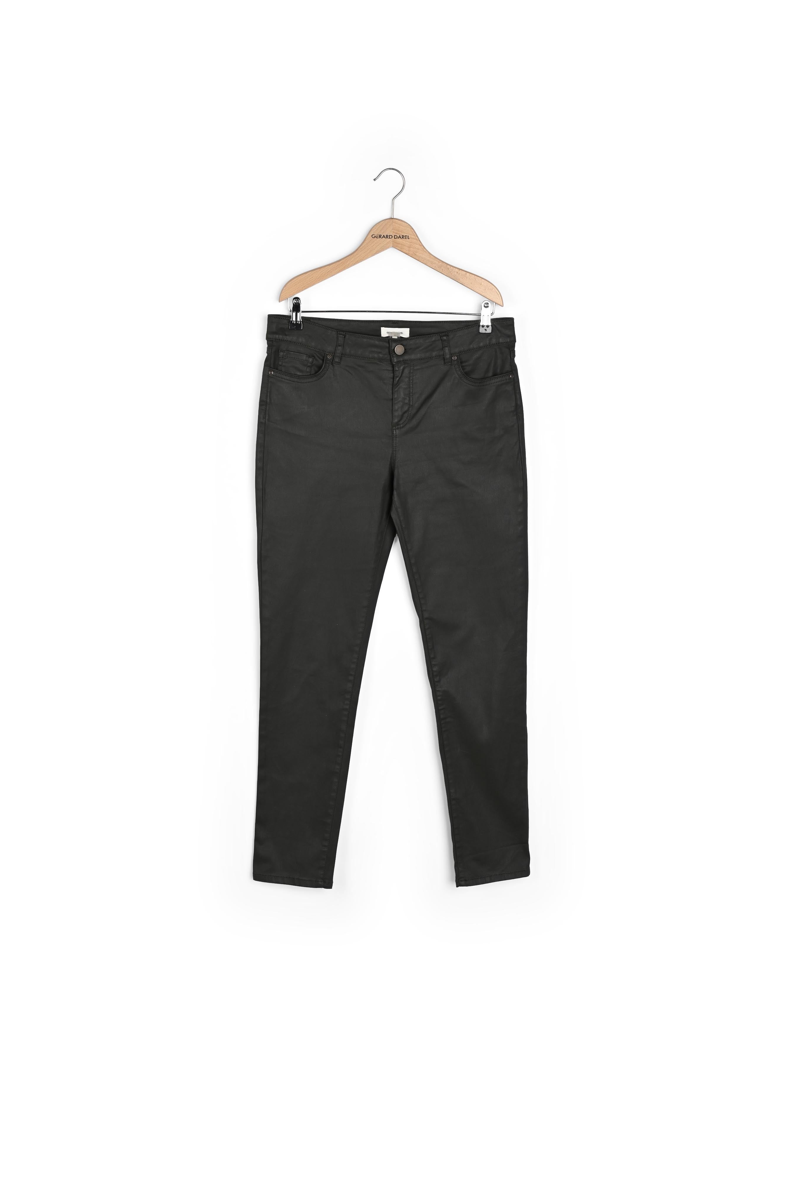 Jean en coton stretch enduit - ESMA Faume - seconde main