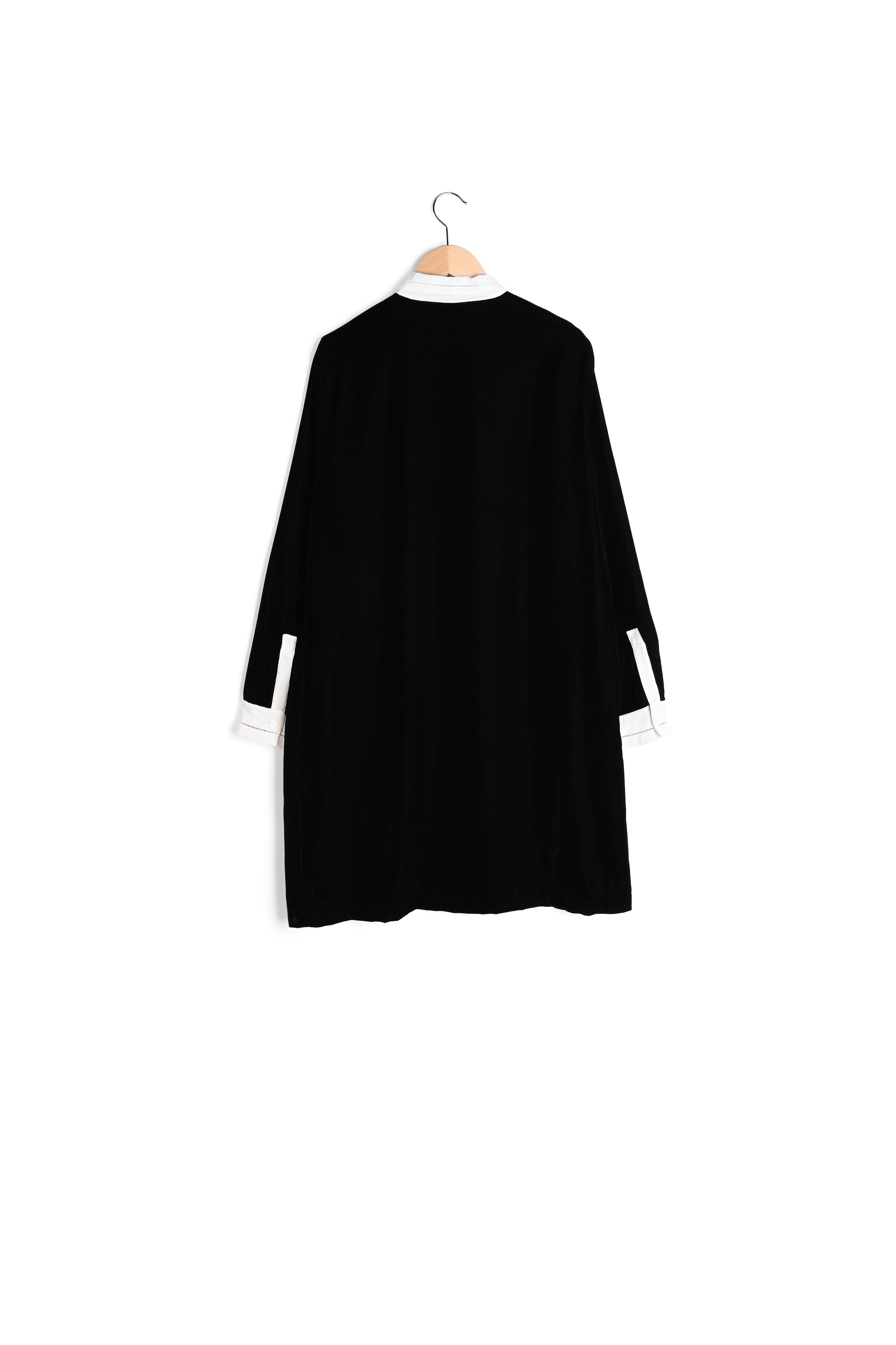 DEVY - Robe droite en crêpe Faume - seconde main