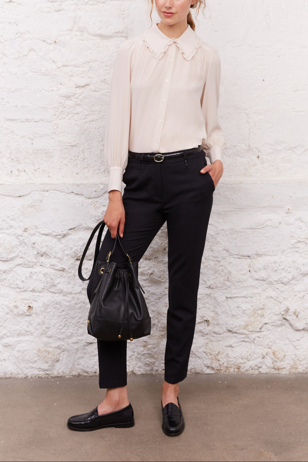 Pantalon 7/8 à rayures tennis - LUCIA Faume - seconde main