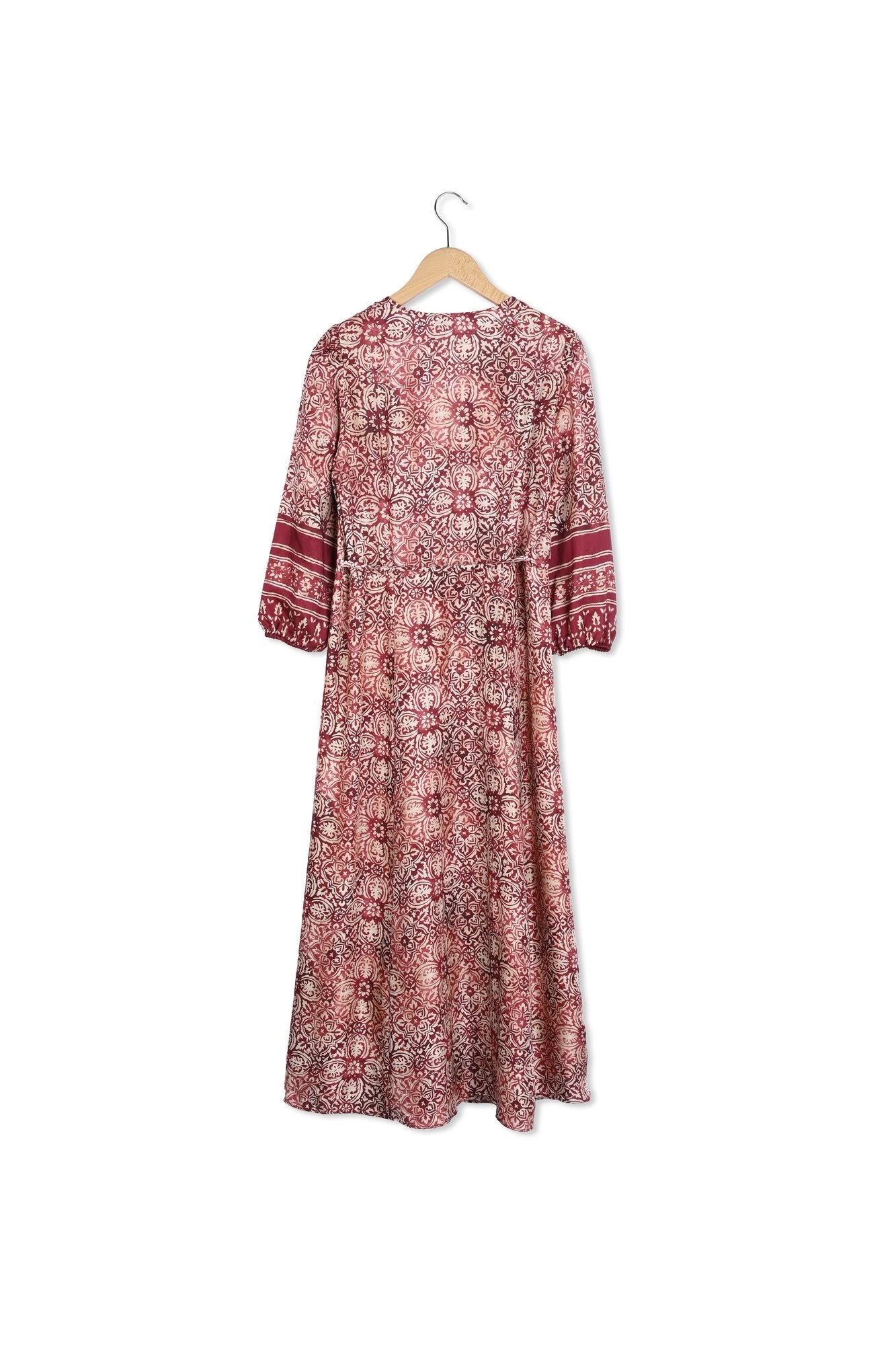 Robe portefeuille en soie - EDENN Faume - seconde main