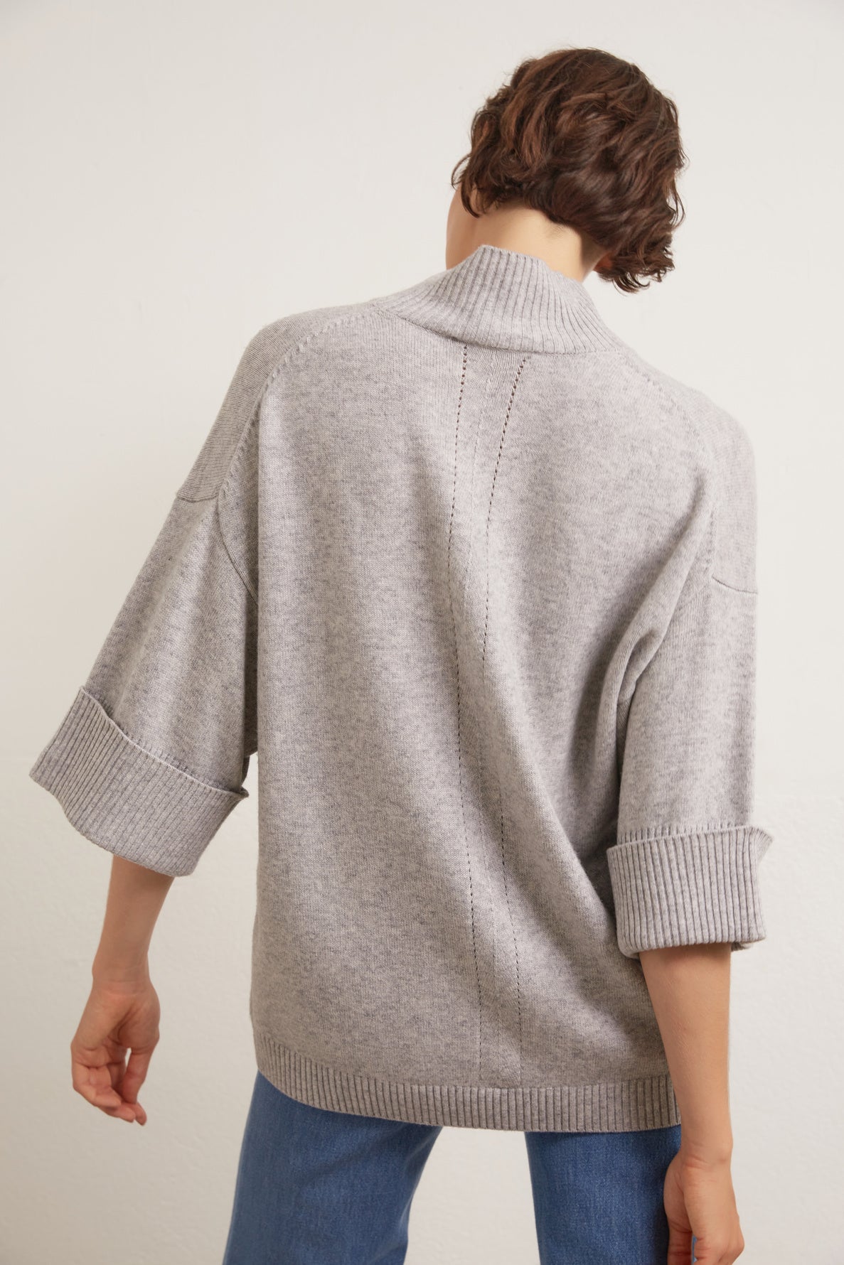 Pull oversize en laine avec manches larges Faume - seconde main