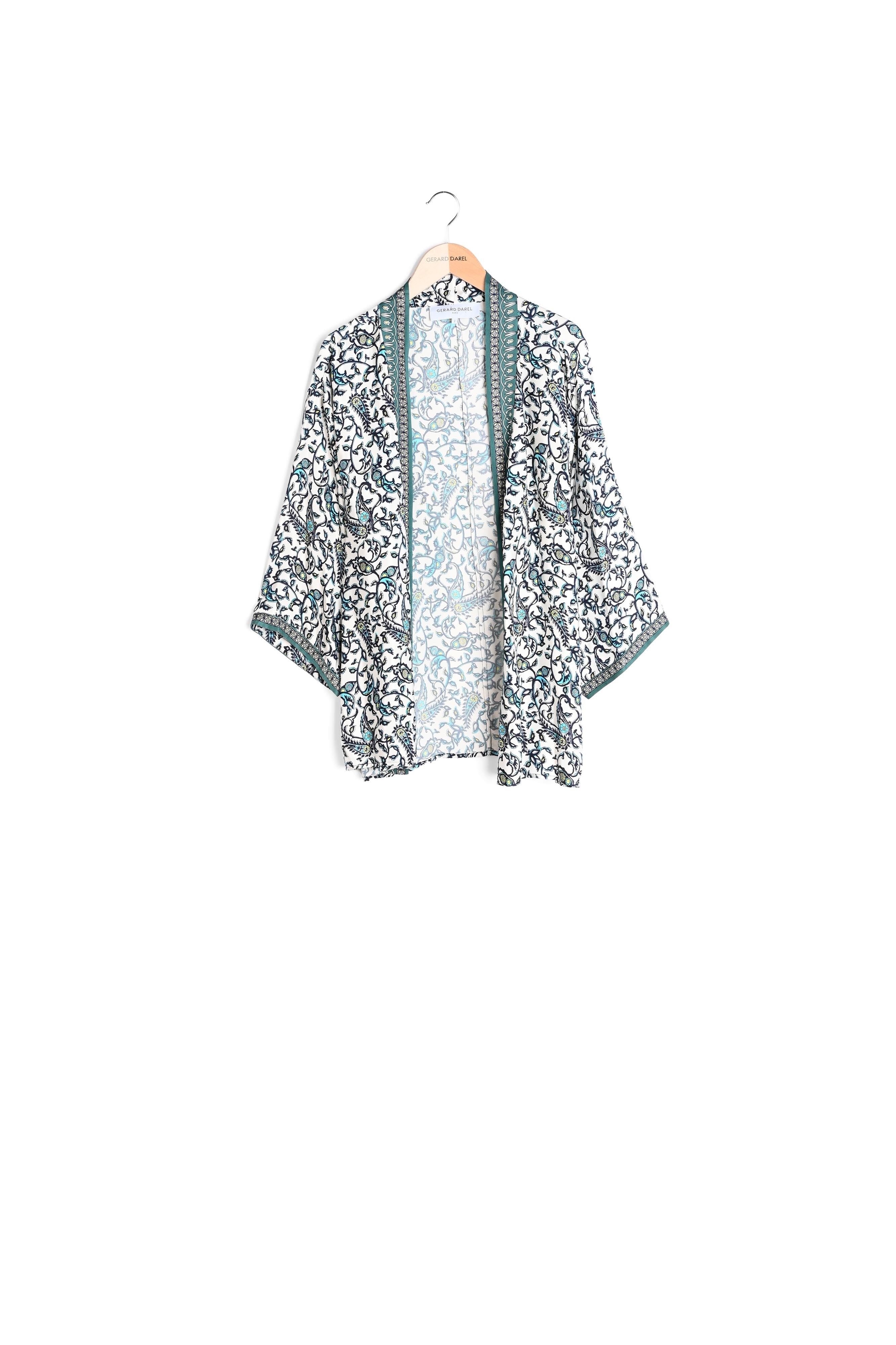 AGHATE - Veste imprimée façon kimono Faume - seconde main