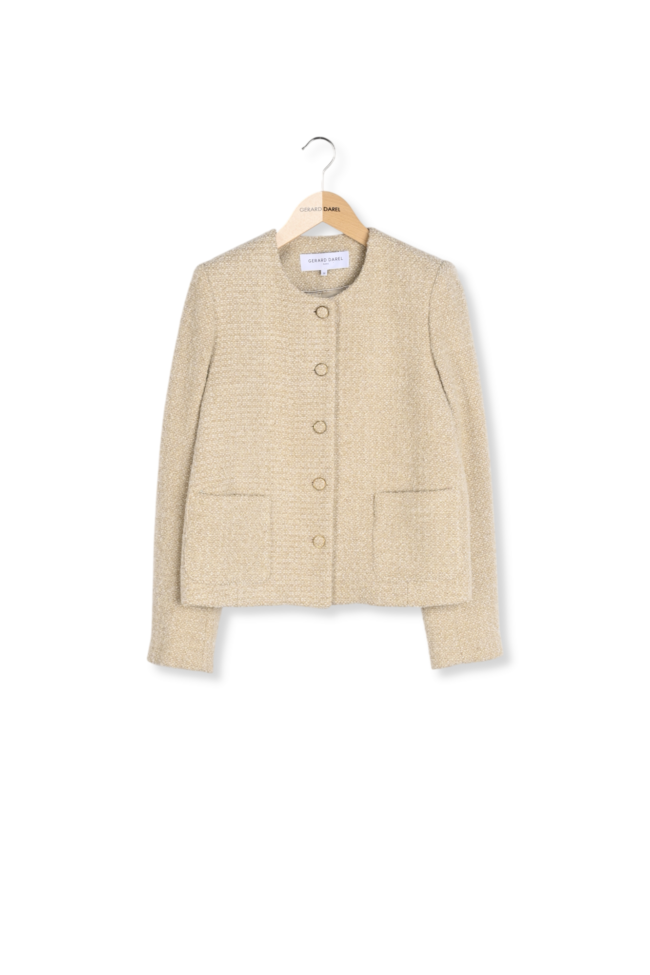 Veste en tweed et lurex - MALIA Faume - seconde main