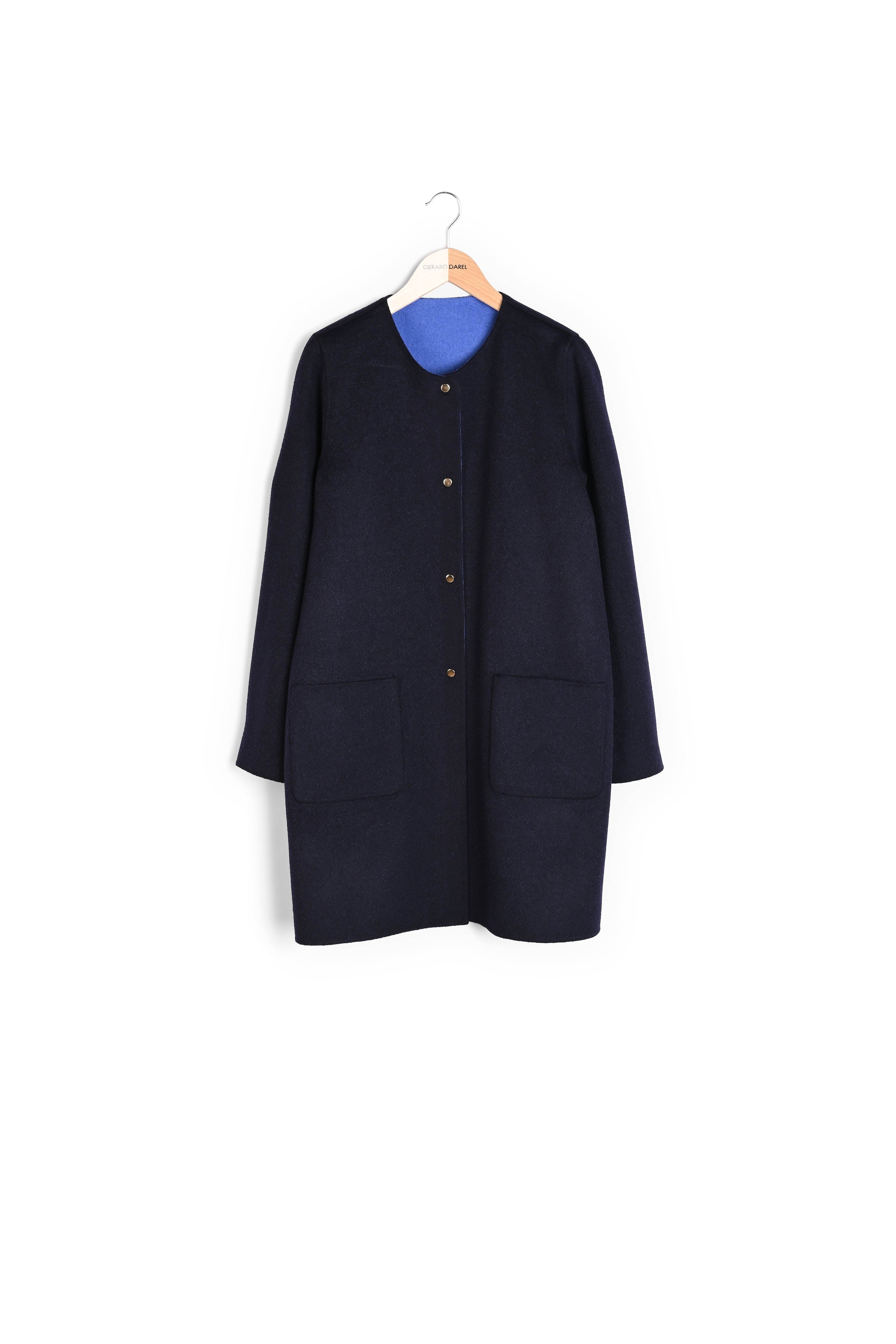 Manteau réversible en laine - NADRA Faume - seconde main