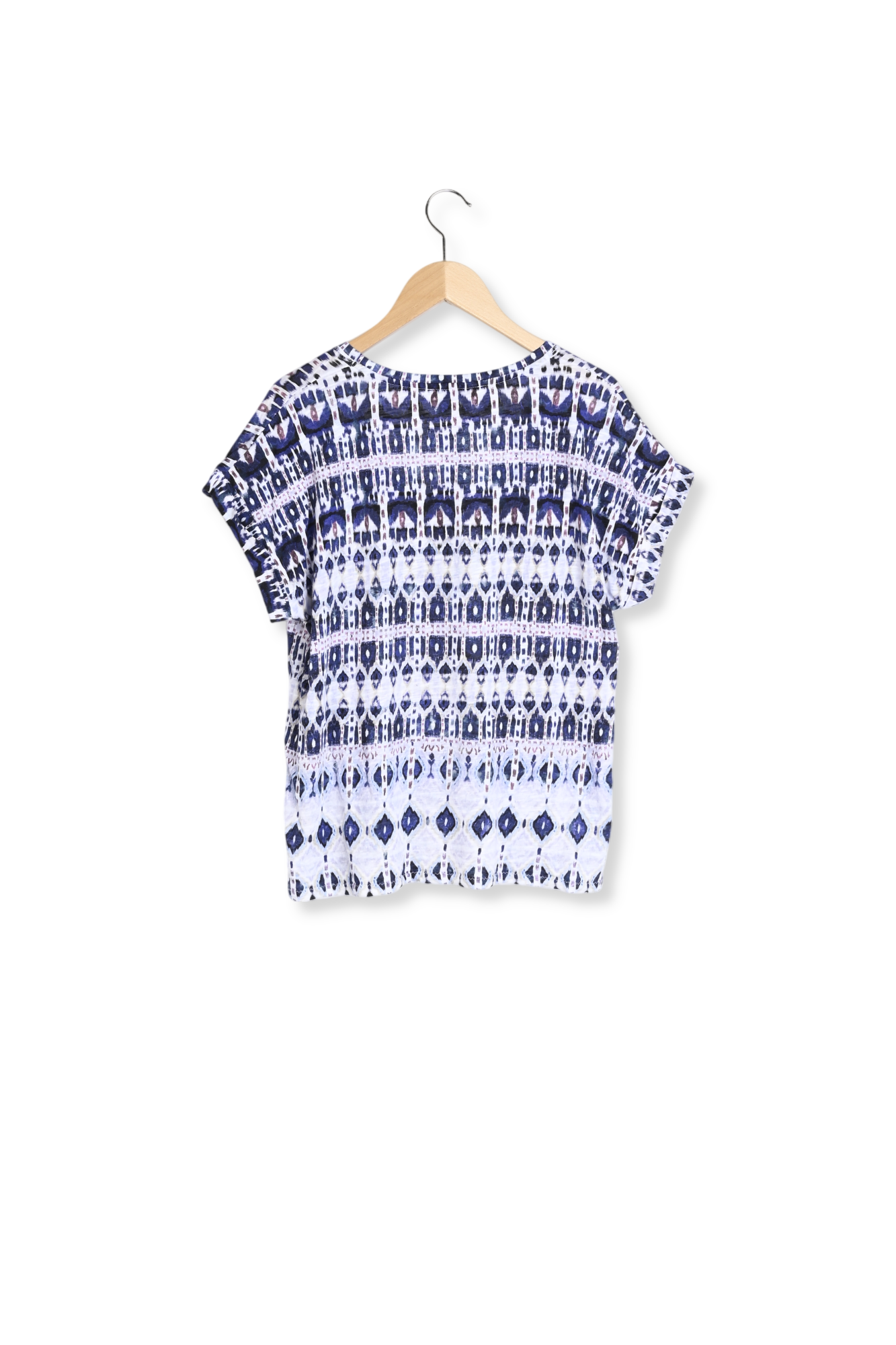 Tee-shirt ethnique en coton mélangé - AALYA Faume - seconde main