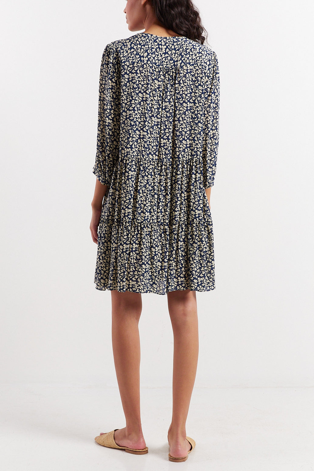 Robe fleurie à étages - JACOB Faume - seconde main