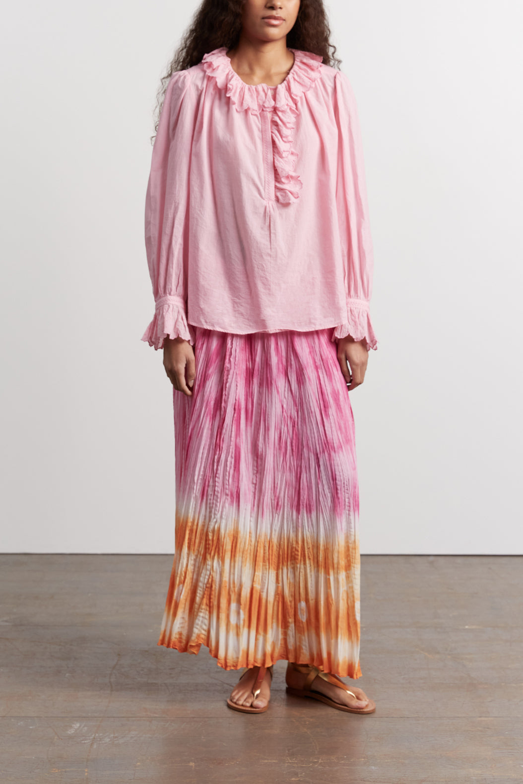 Blouse en 100% coton brodé - CHARLINE Faume - seconde main