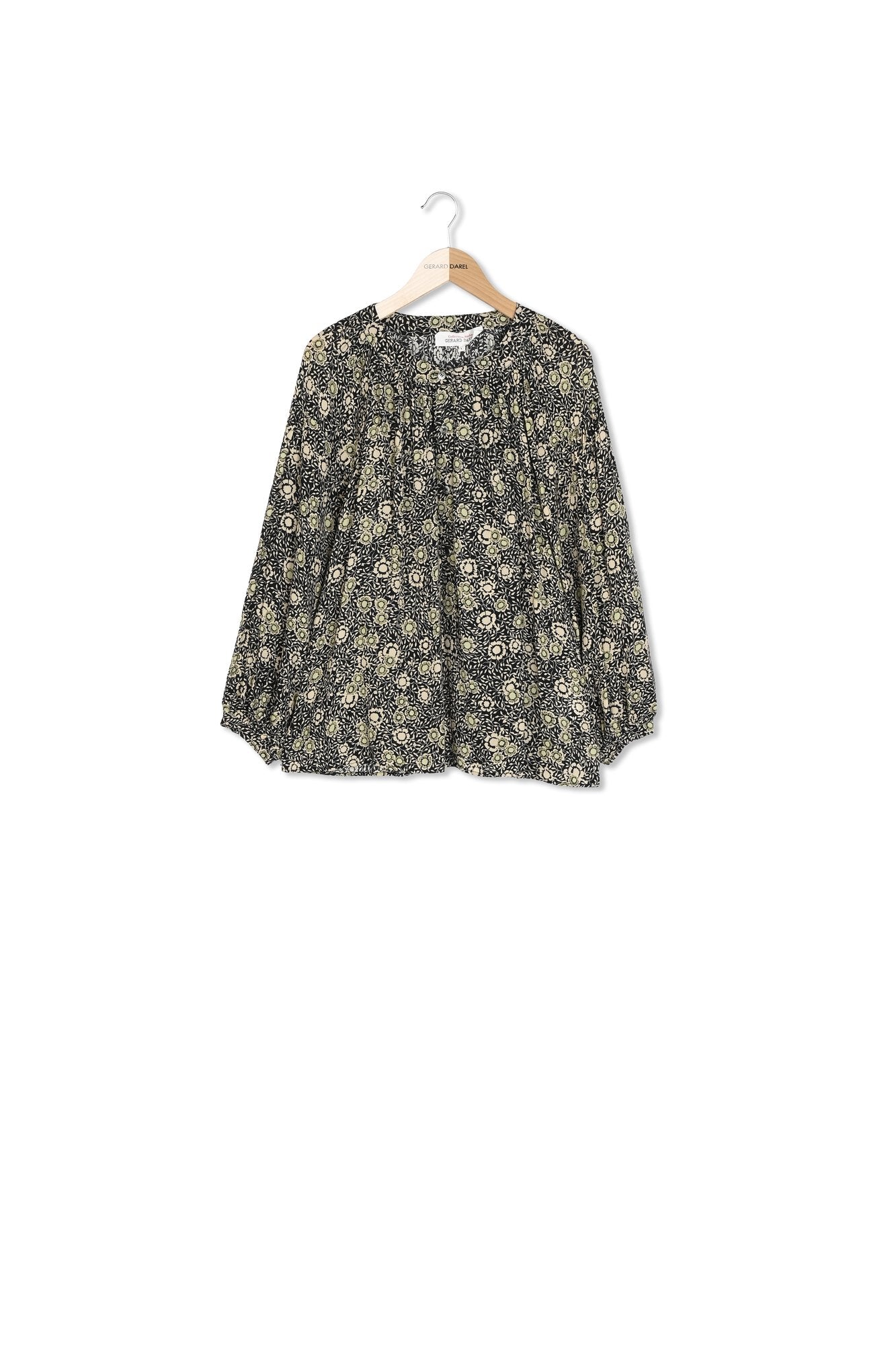 Blouse à fleurs et col rond - ADENA Faume - seconde main
