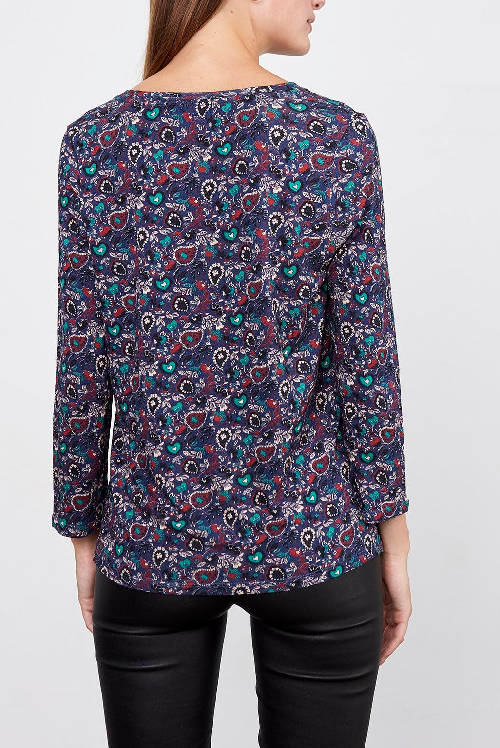 ENRIK - Tee-shirt à imprimé cachemire Faume - seconde main