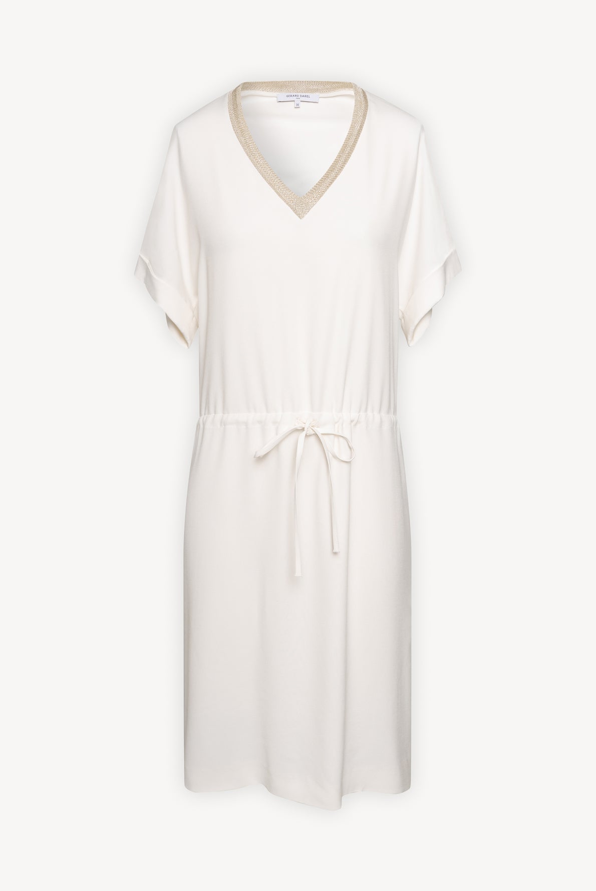 Robe loose longueur genoux en crêpe - STACY Faume - seconde main