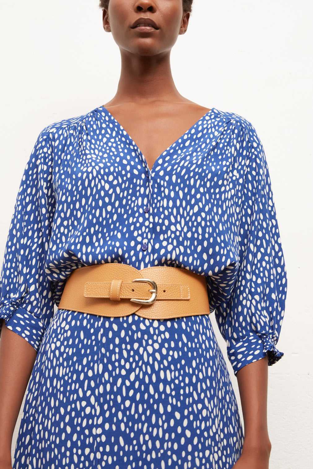 NOELAN - Blouse fluide à pois Faume - seconde main