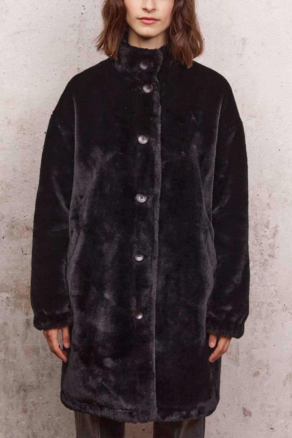 Manteau mi-long réversible - SIBYL Faume - seconde main