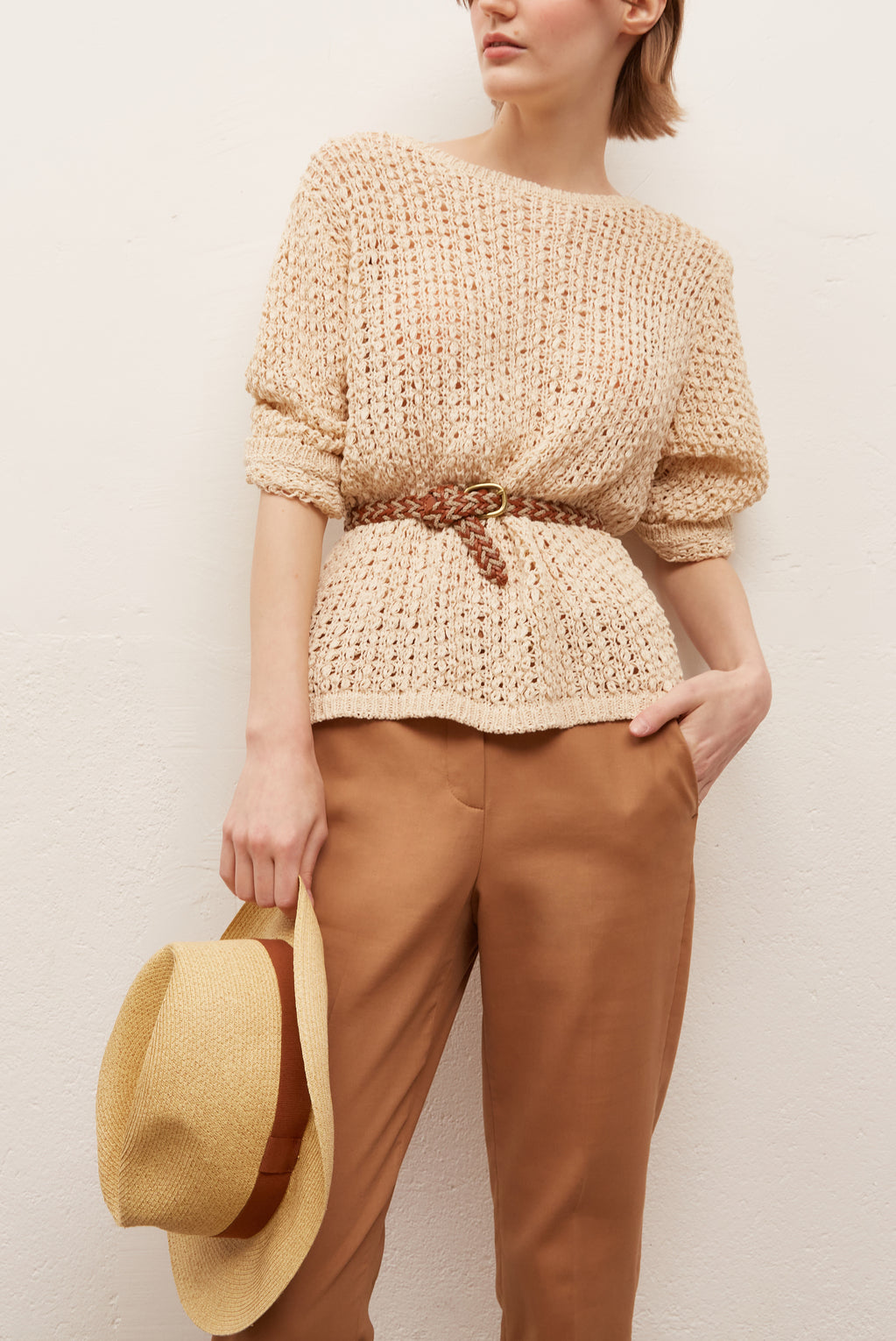 ELIOTT - Pull façon macramé Faume - seconde main