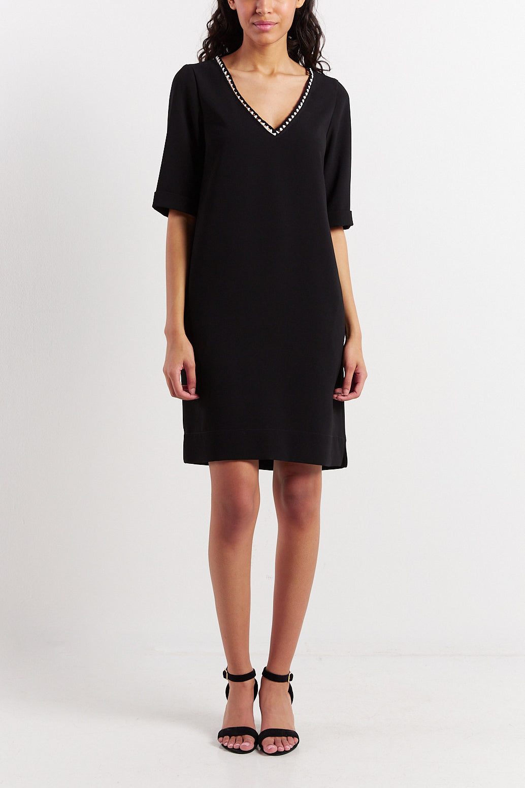 Robe à encolure fantaisie - JACKIE Faume - seconde main