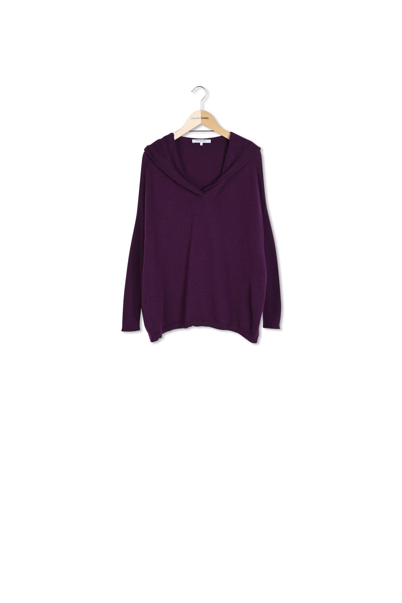 Pull oversize à capuche en cachemire - LALOU Faume - seconde main