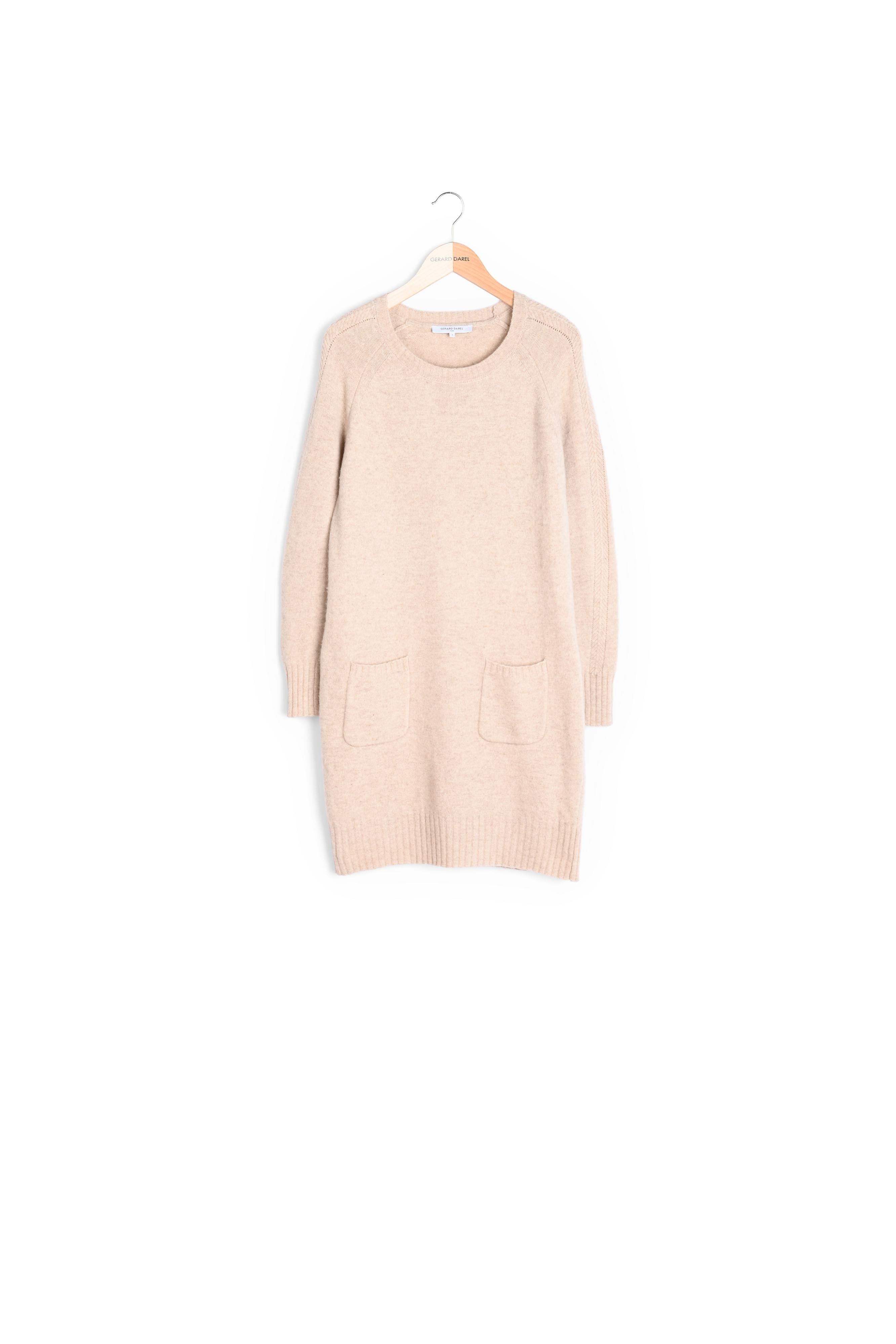 Tuline - Robe-pull en maille de laine et cachemire Faume - seconde main