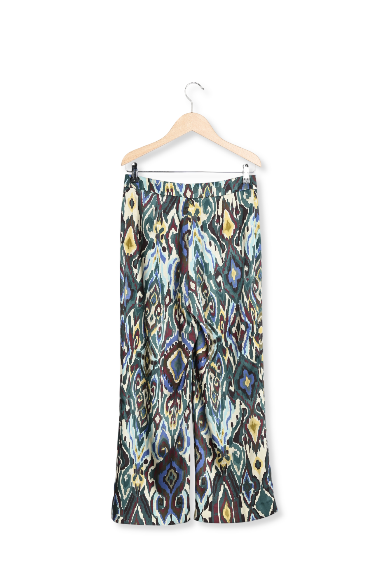 Pantalon large à motifs Ikat - ELEONA Faume - seconde main