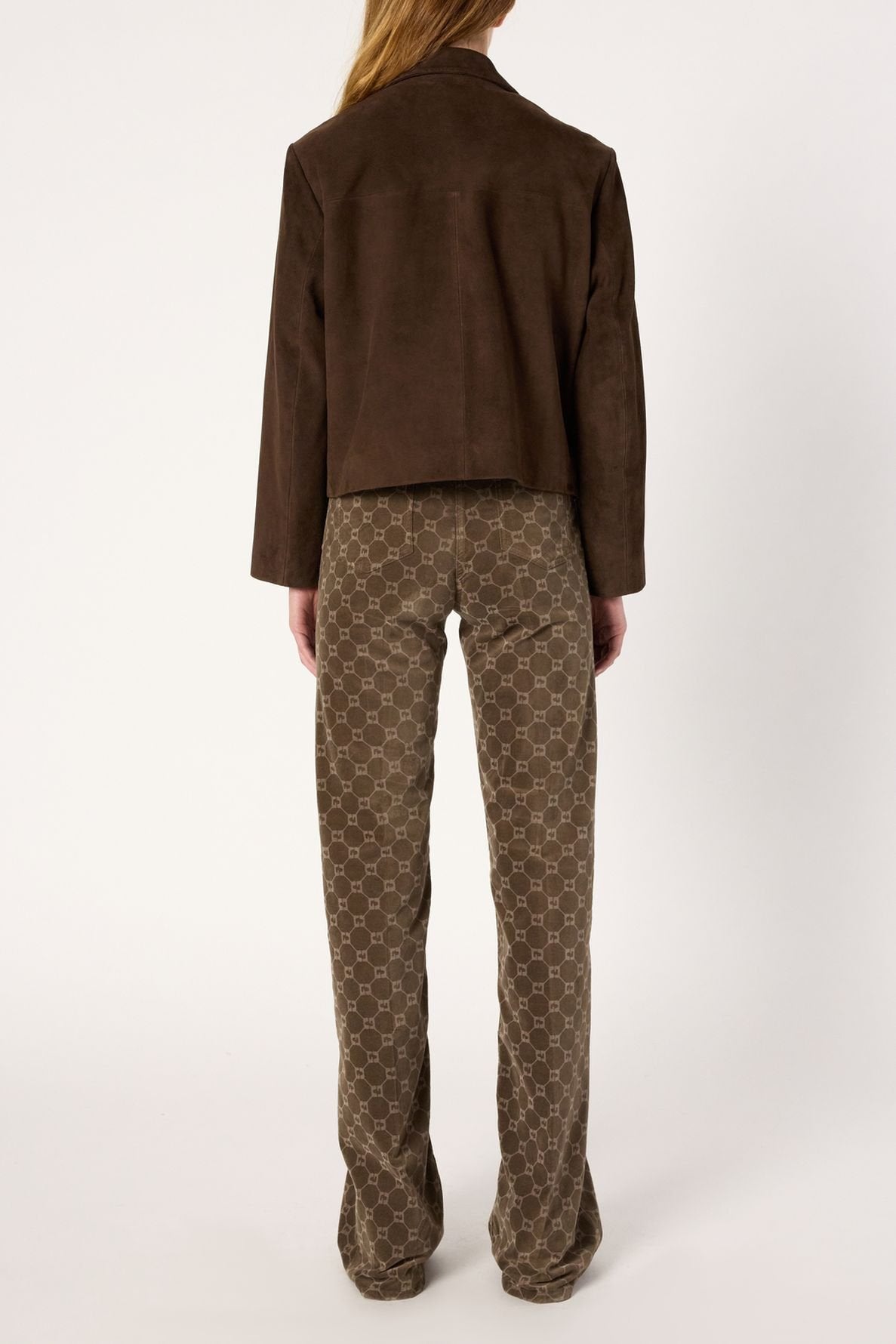 Veste en cuir velours - NORAH Faume - seconde main