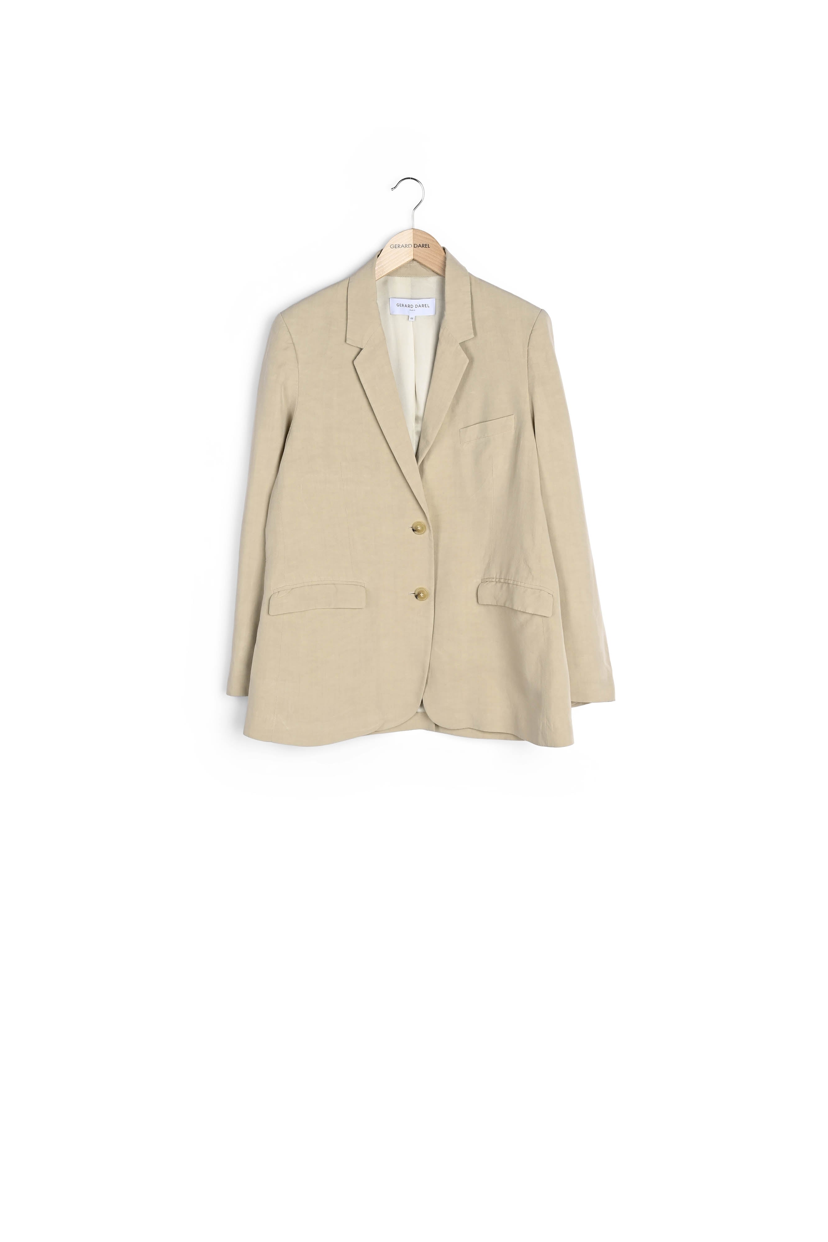 Veste de tailleur en lin mélangé - NATHIS Faume - seconde main