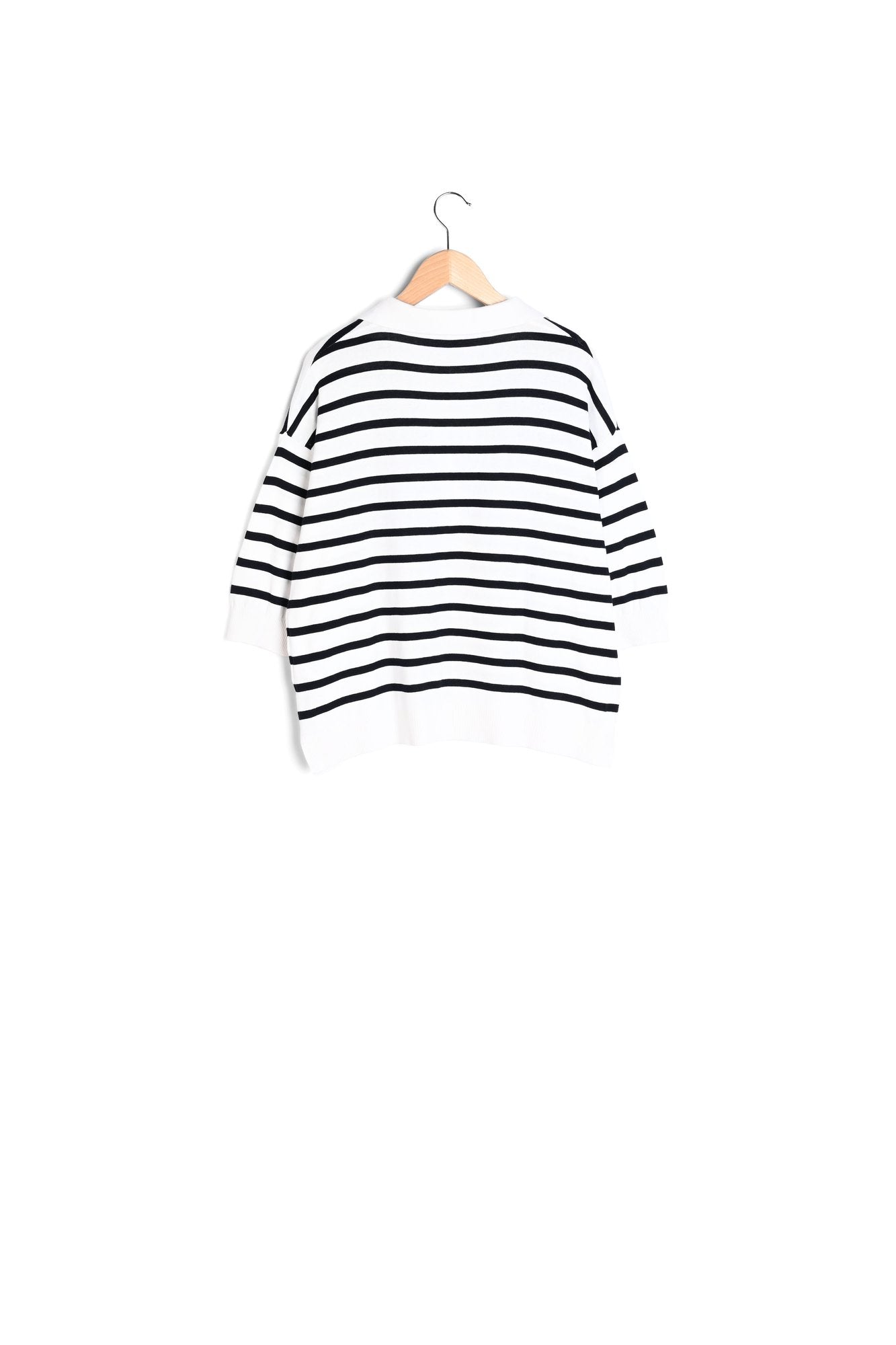Polo en coton à rayures - LATEFA Faume - seconde main