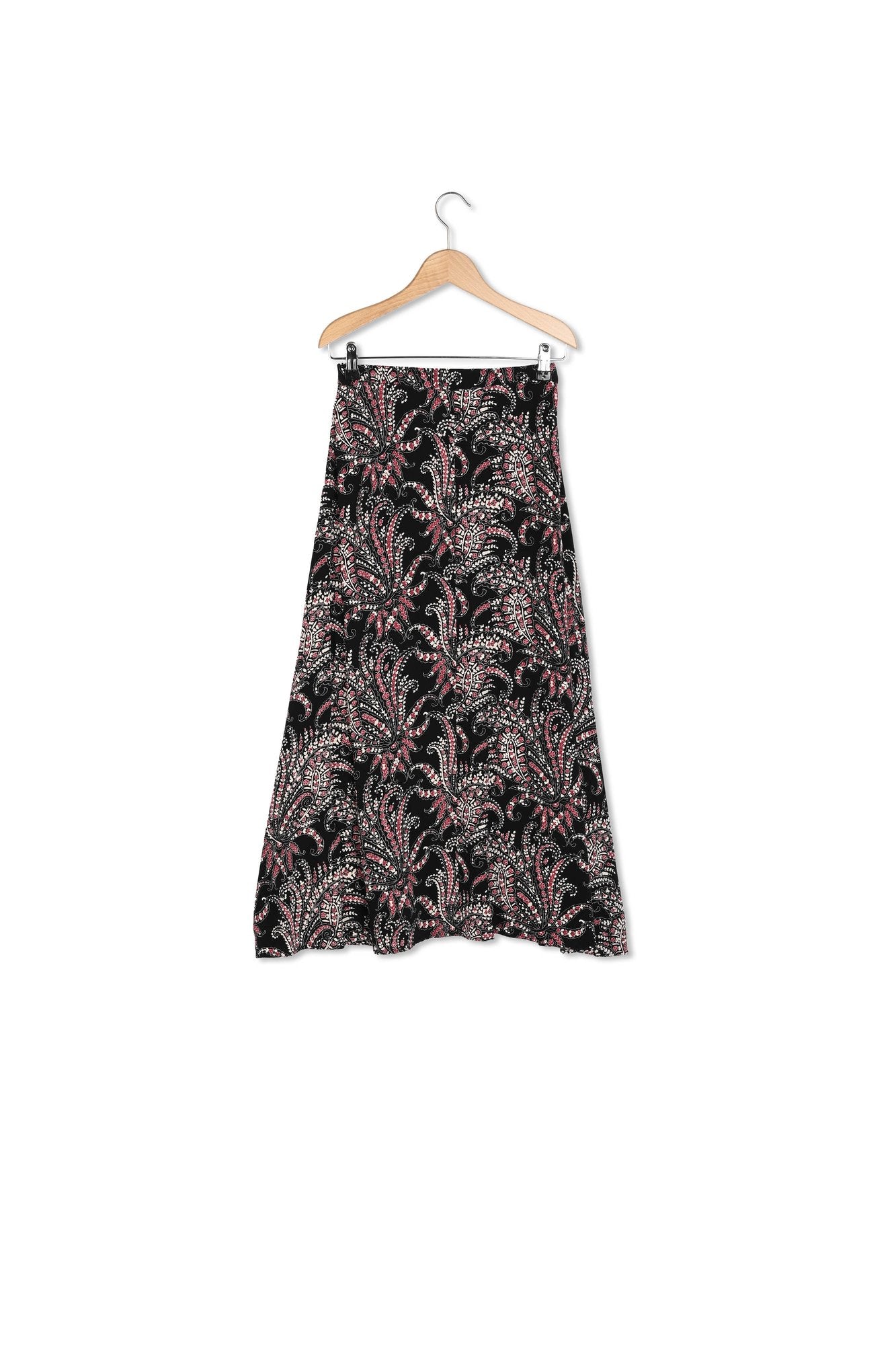 Jupe longue à motif floral contrasté - BASTIAN Faume - seconde main