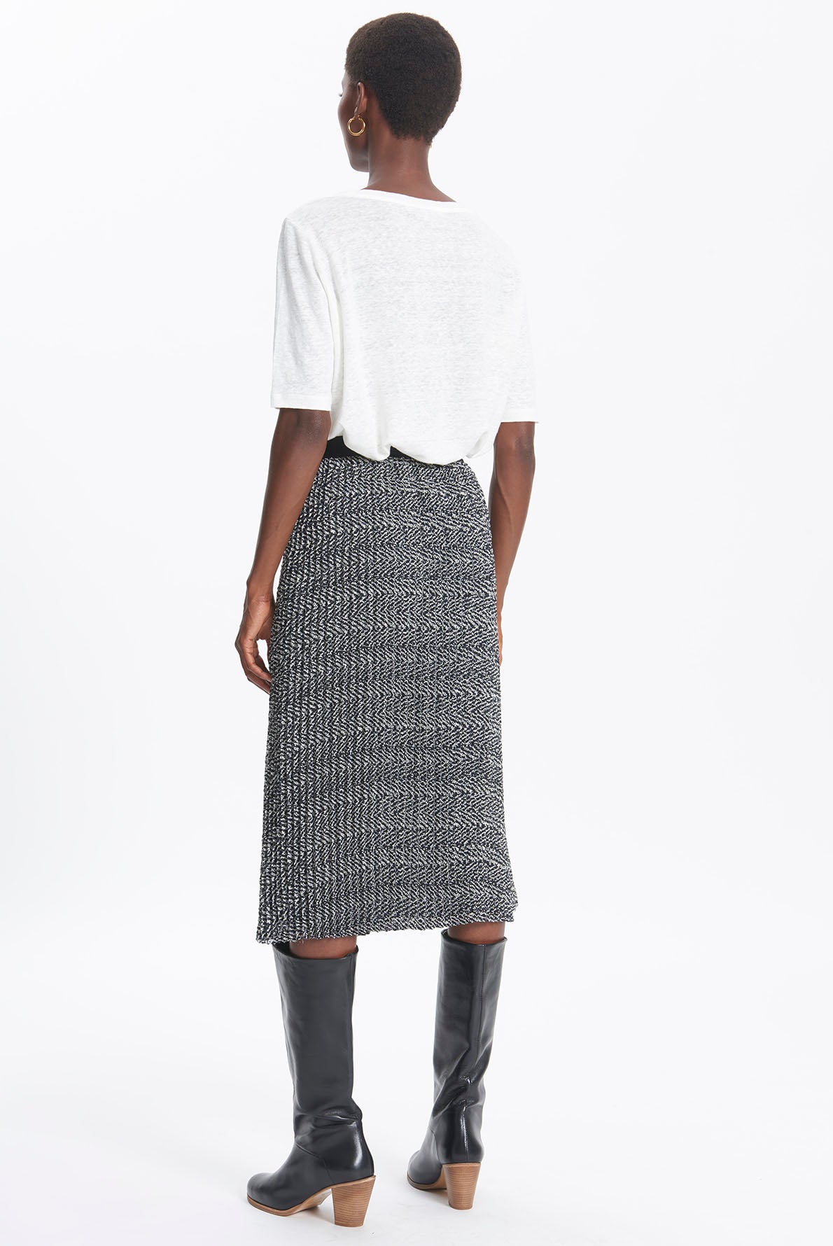 TRACEY - Jupe plissée imprimée Faume - seconde main