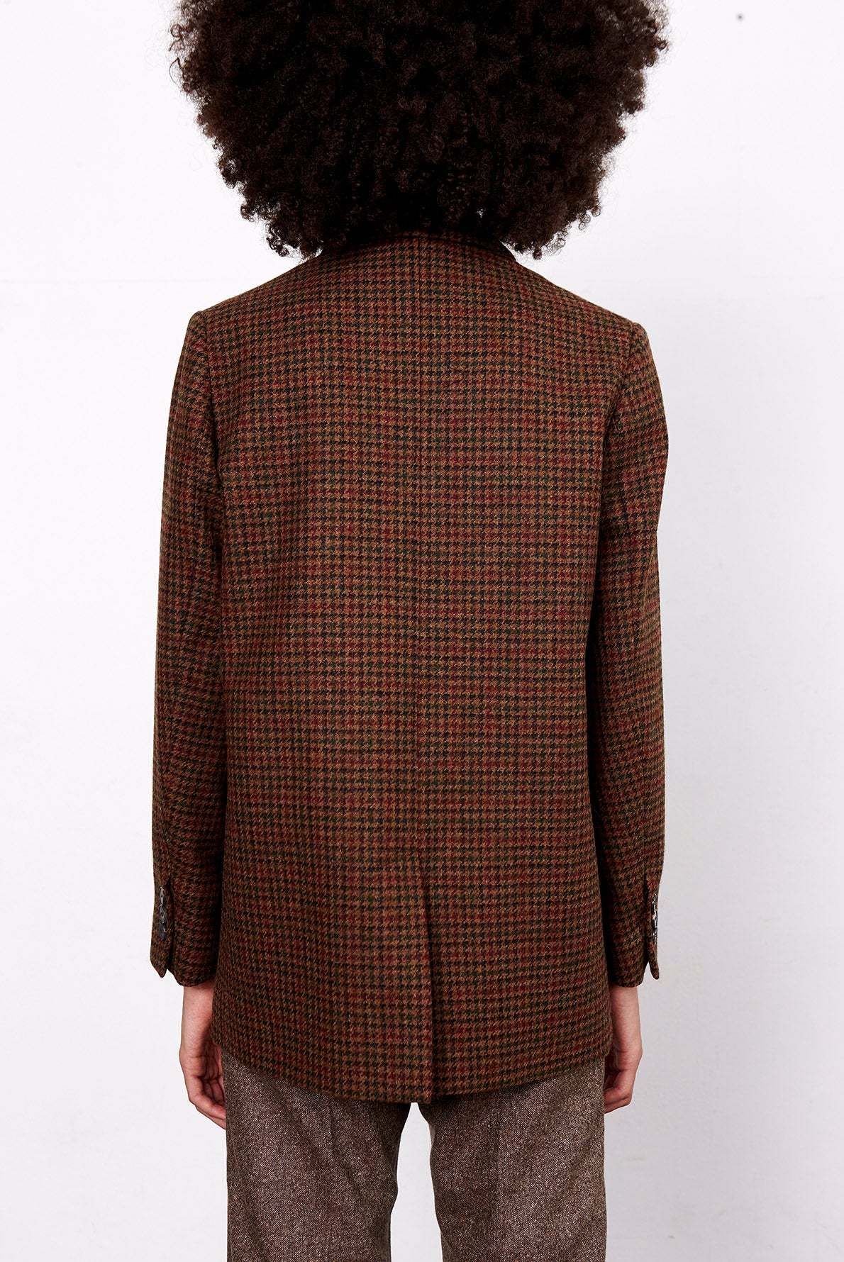 VIERA - Veste en laine à chevrons Faume - seconde main