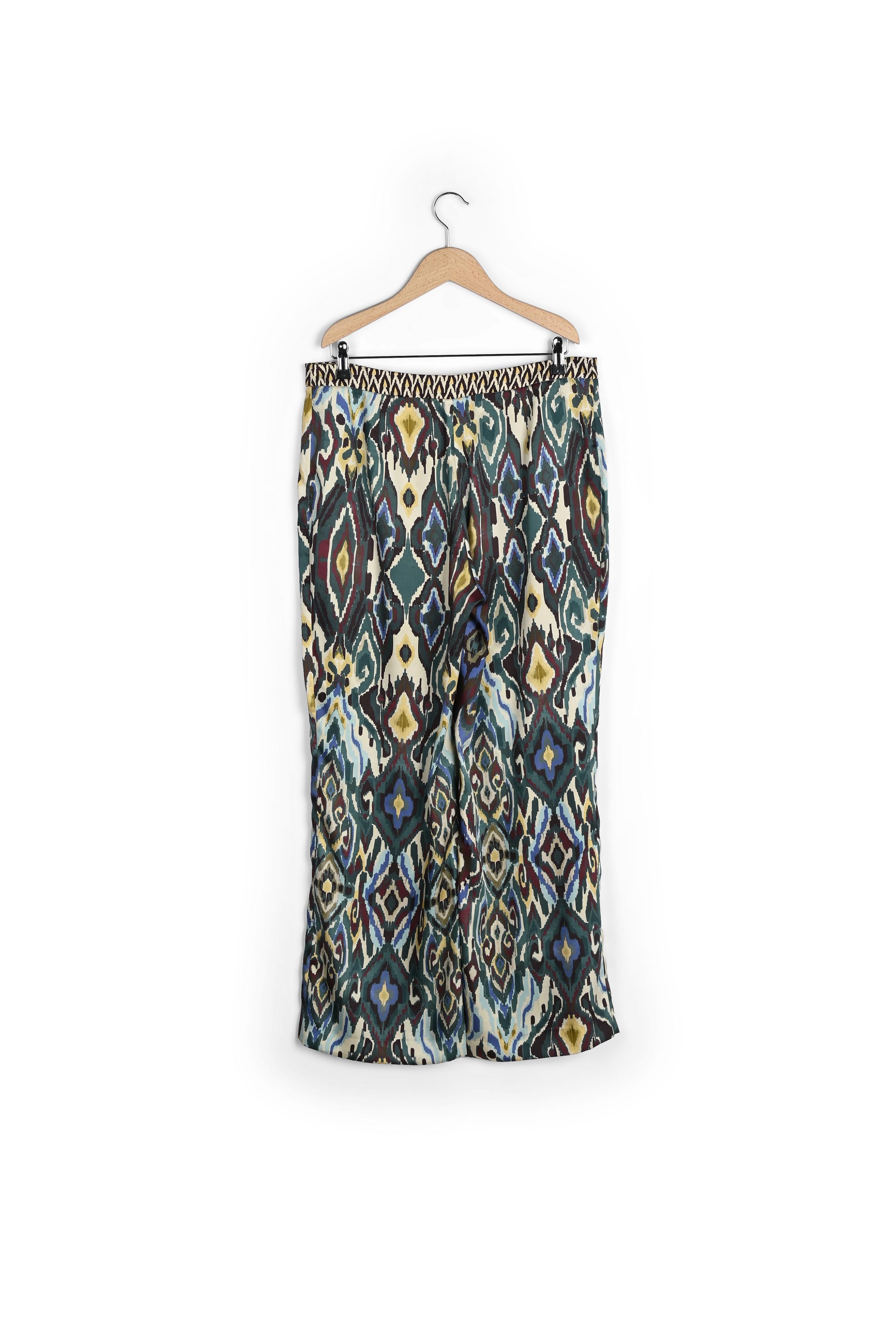 Pantalon large à motifs Ikat - ELEONA Faume - seconde main