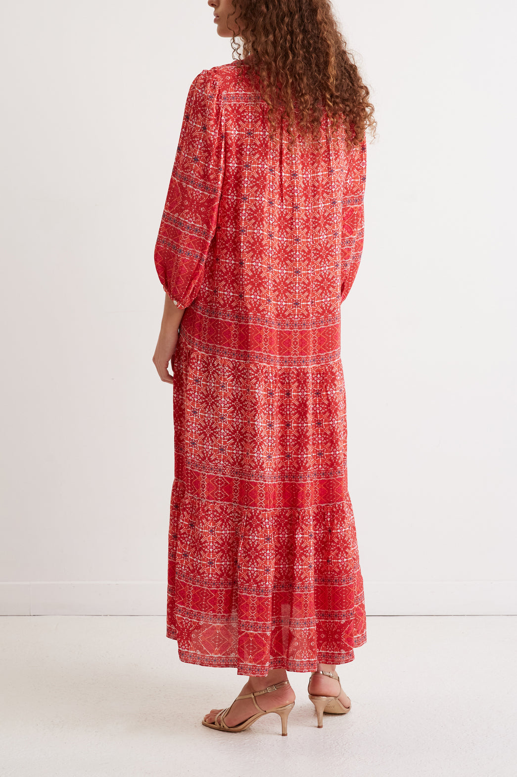 Robe longue motif ethnique - JALMAIN Faume - seconde main