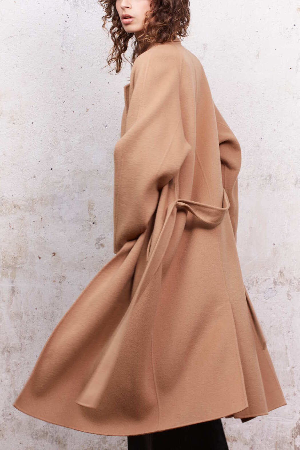 Manteau peignoir en laine - SAANA Faume - seconde main