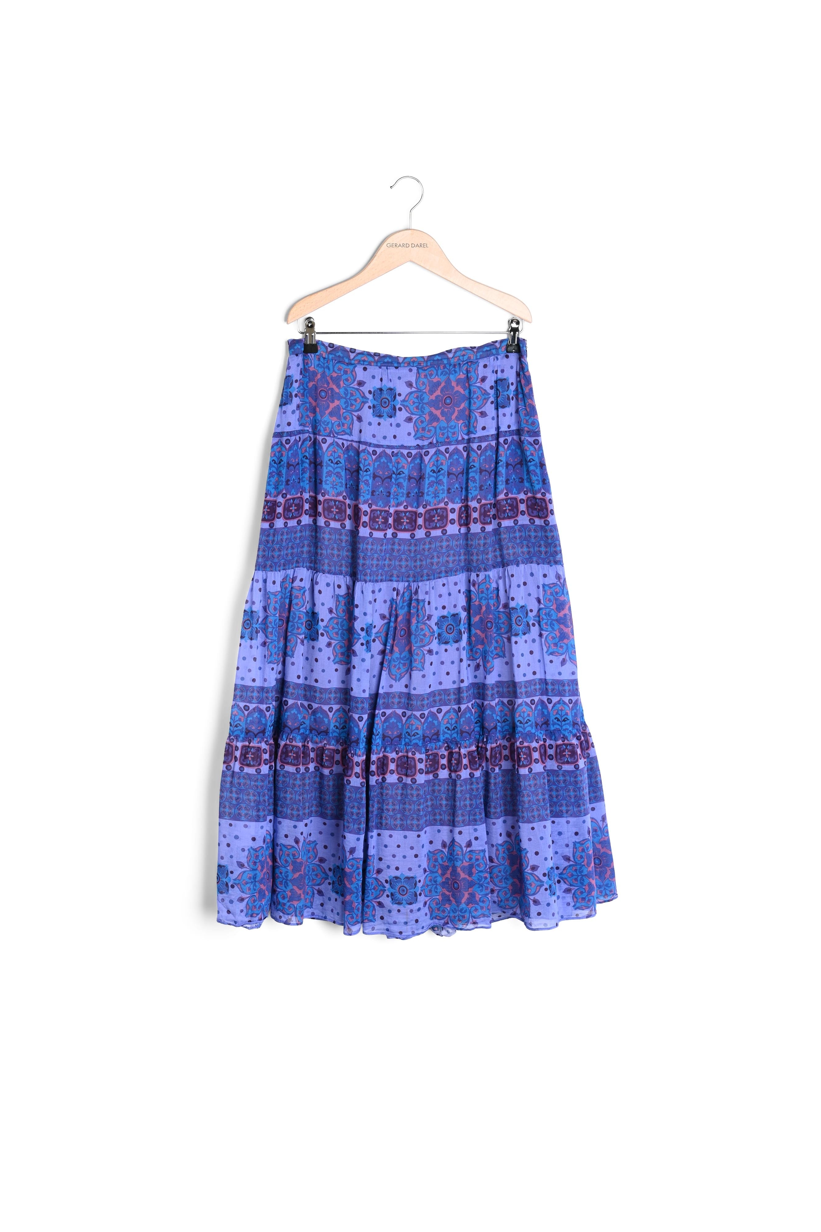 Jupe longue à étages - LEON Faume - seconde main