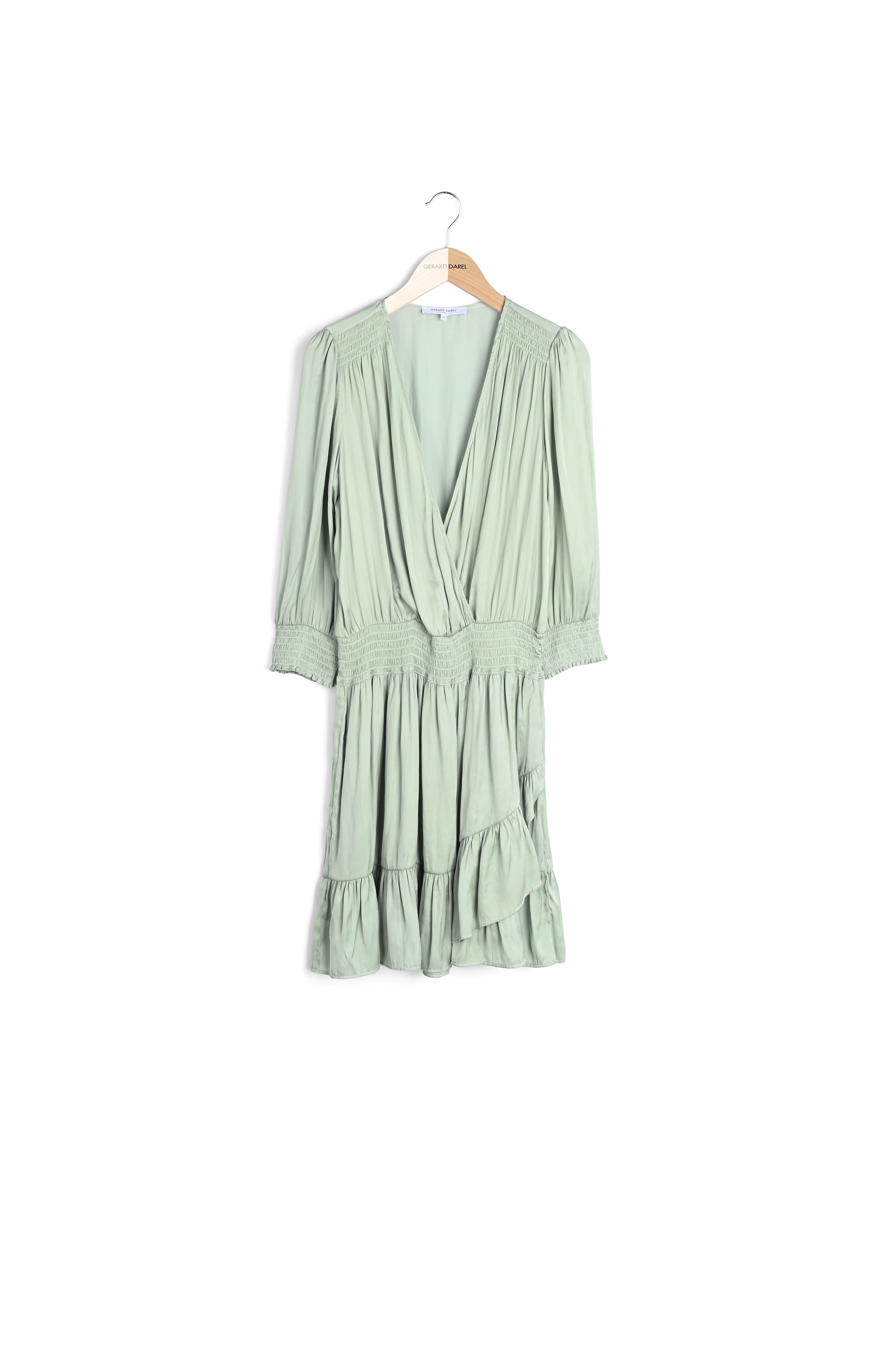 Robe à smocks et volants - JORIS Faume - seconde main