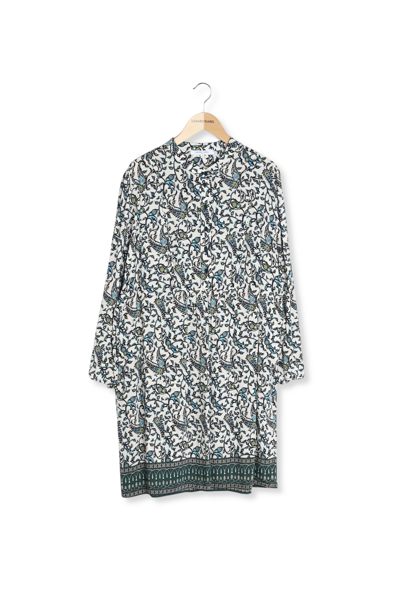 SHAILY - Robe-chemise courte en soie imprimée Faume - seconde main