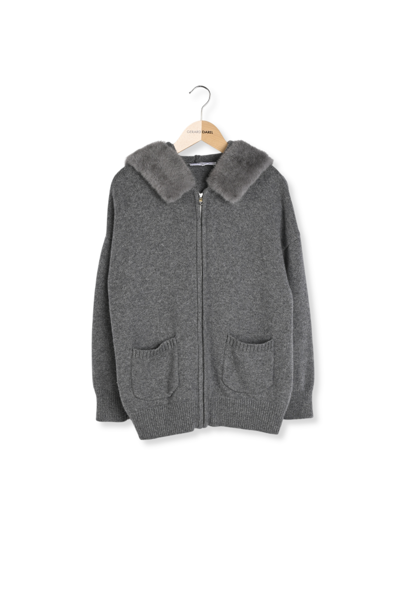 Gilet à capuche en cachemire - JOSSELINE Faume - seconde main