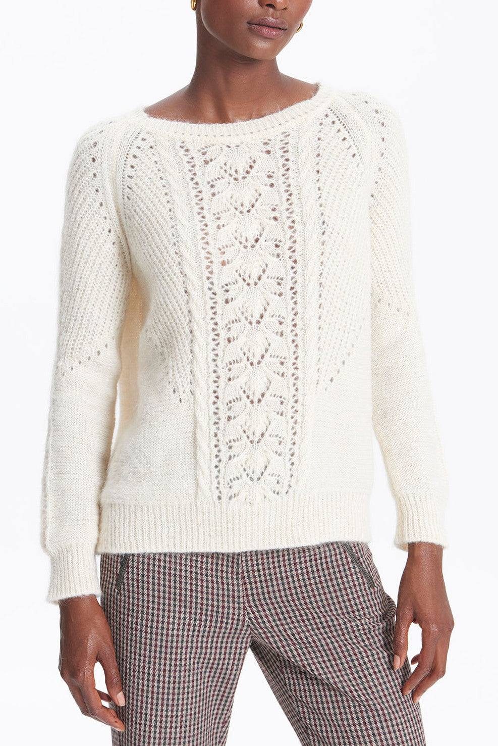 SIMONE - Pull en maille ajourée Faume - seconde main