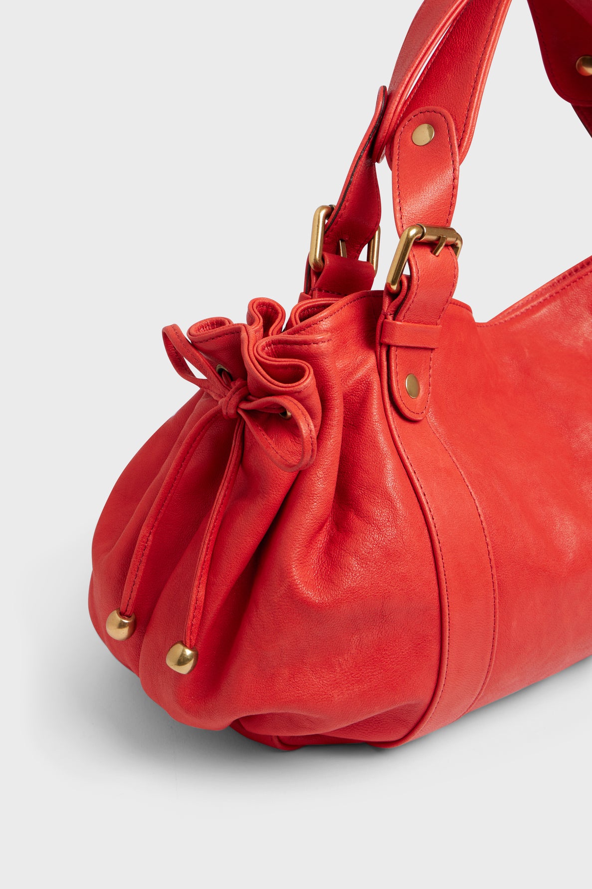 Sac à main en cuir lavé - 24H Faume - seconde main