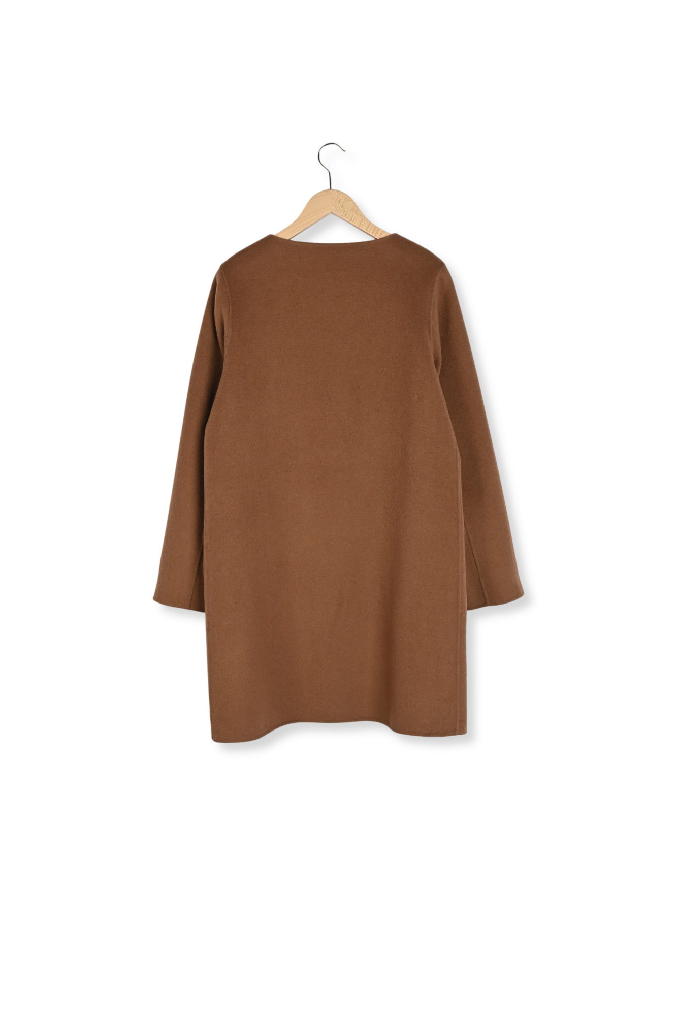 SALOME - Manteau en laine bicolore Faume - seconde main