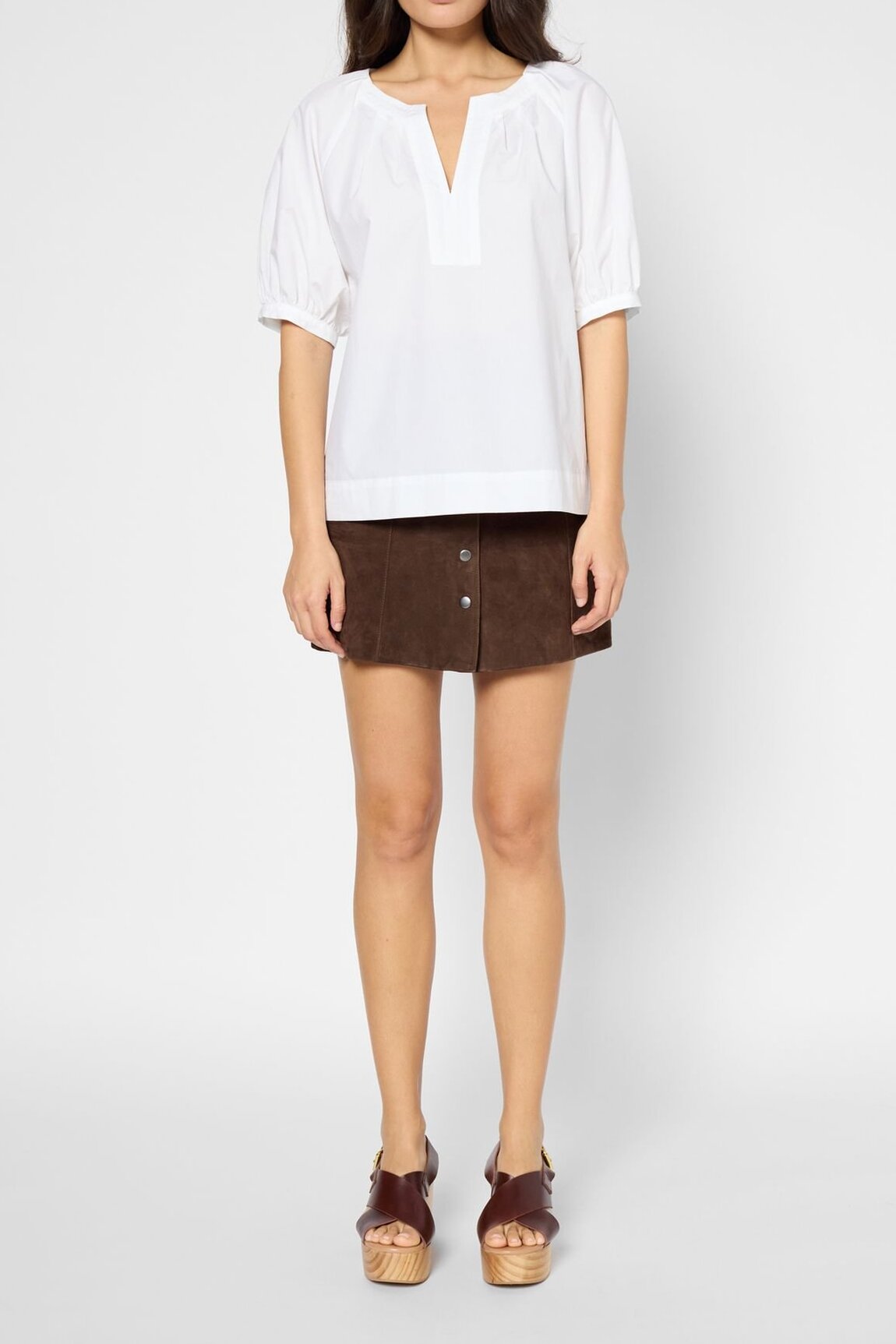 Blouse ample en coton - URSULA Faume - seconde main
