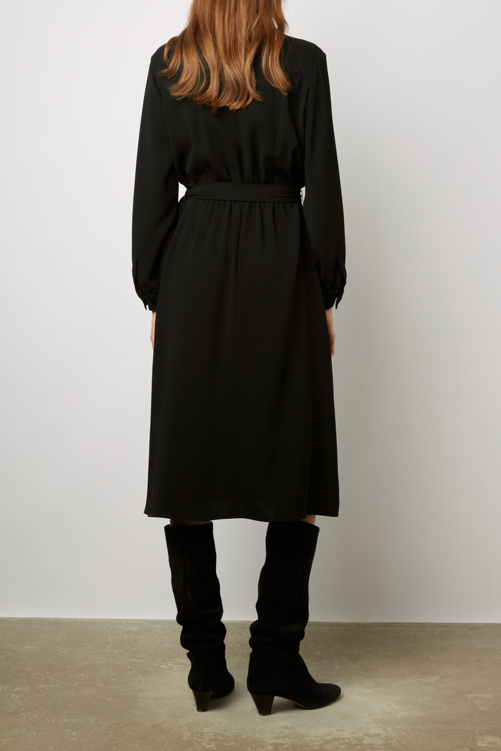 Robe chemise en crêpe fluide - JOLEEN Faume - seconde main