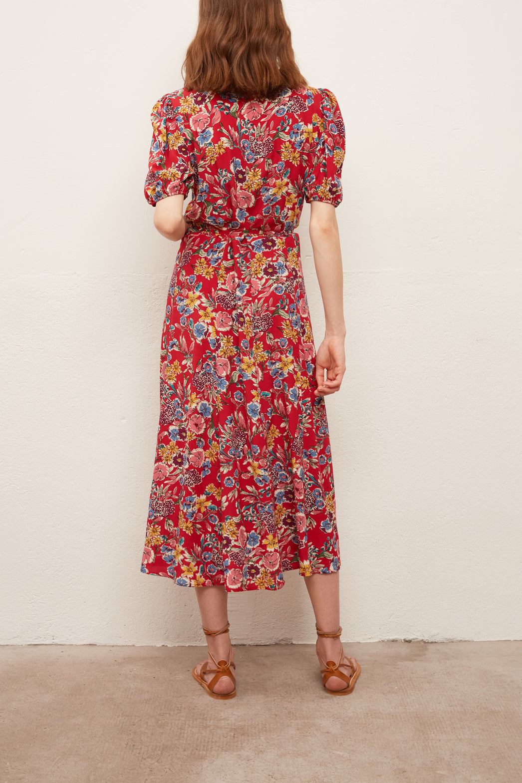 SICILE - Robe longue portefeuille Faume - seconde main