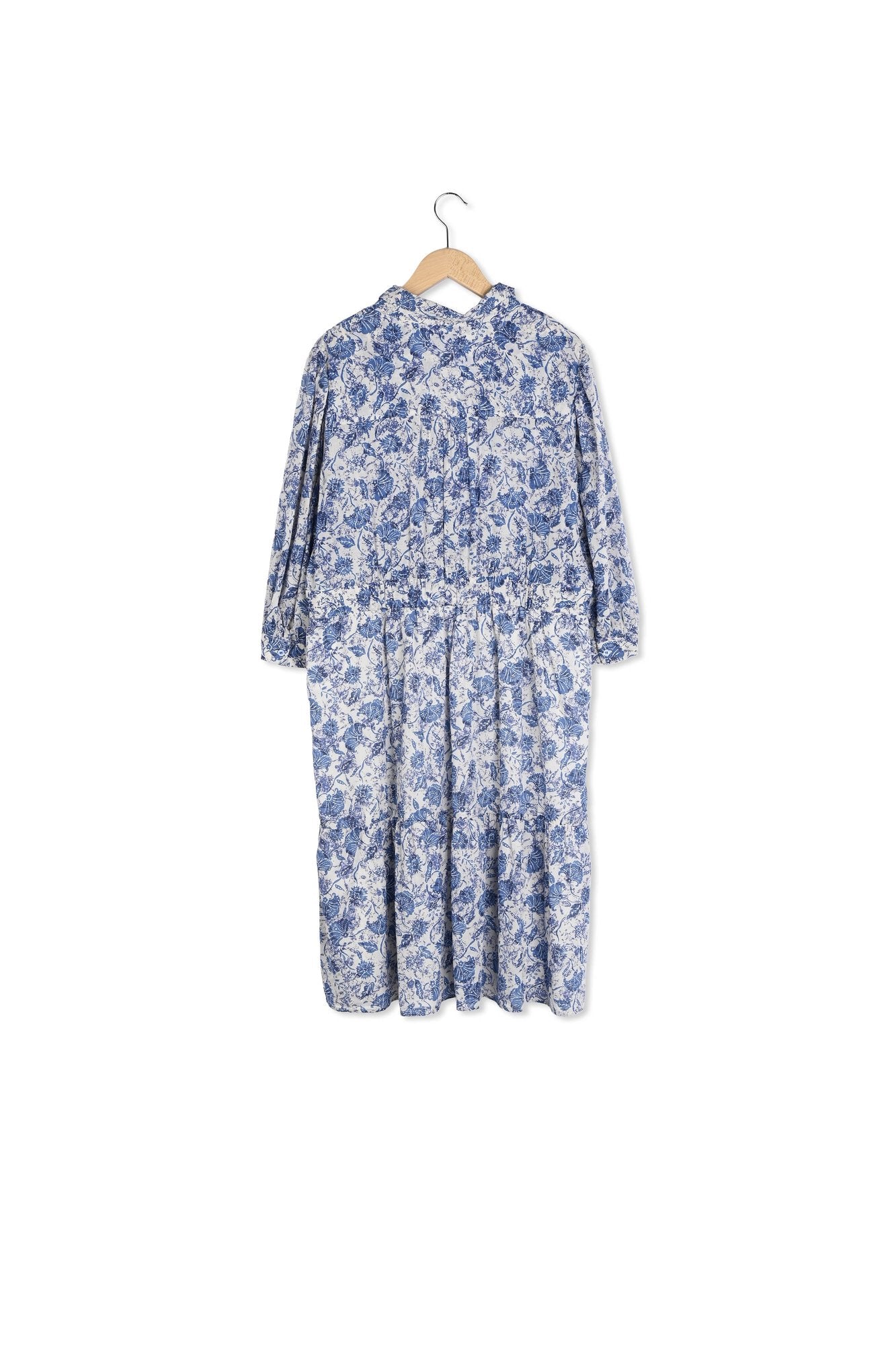 Robe midi en coton imprimé - JASMIN Faume - seconde main