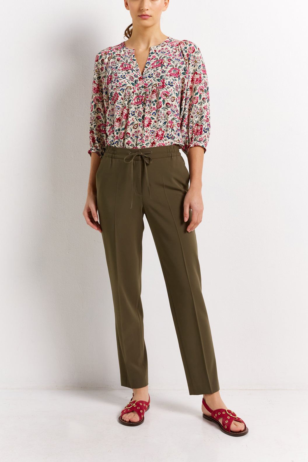 Pantalon microfibre coulissé - EMMIE Faume - seconde main