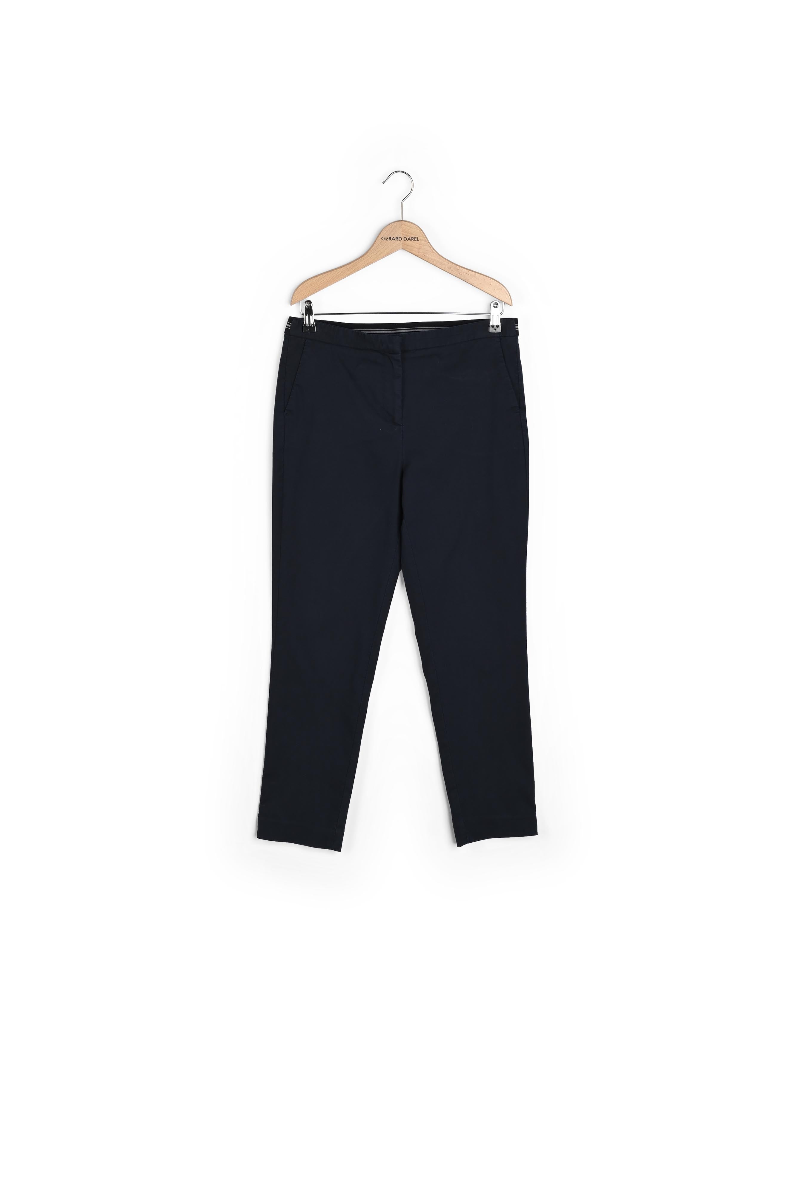 Pantalon droit en coton et dos élastiqué - ELGA Faume - seconde main