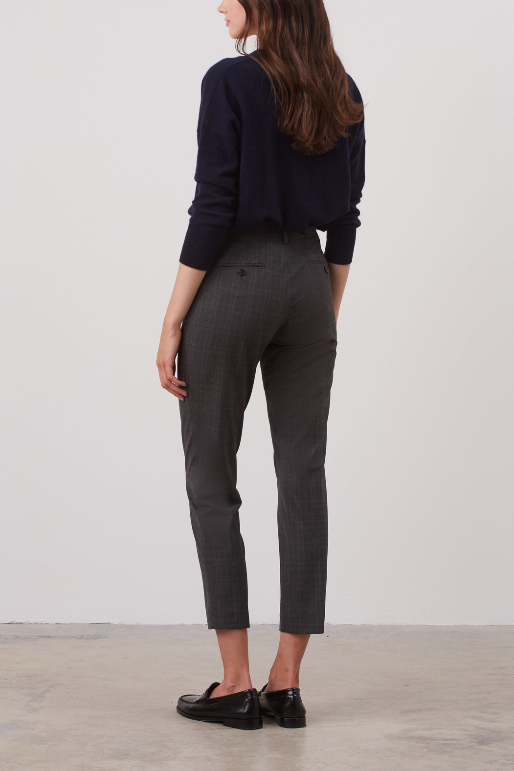 Pantalon de tailleur à carreaux - ELIASS Faume - seconde main